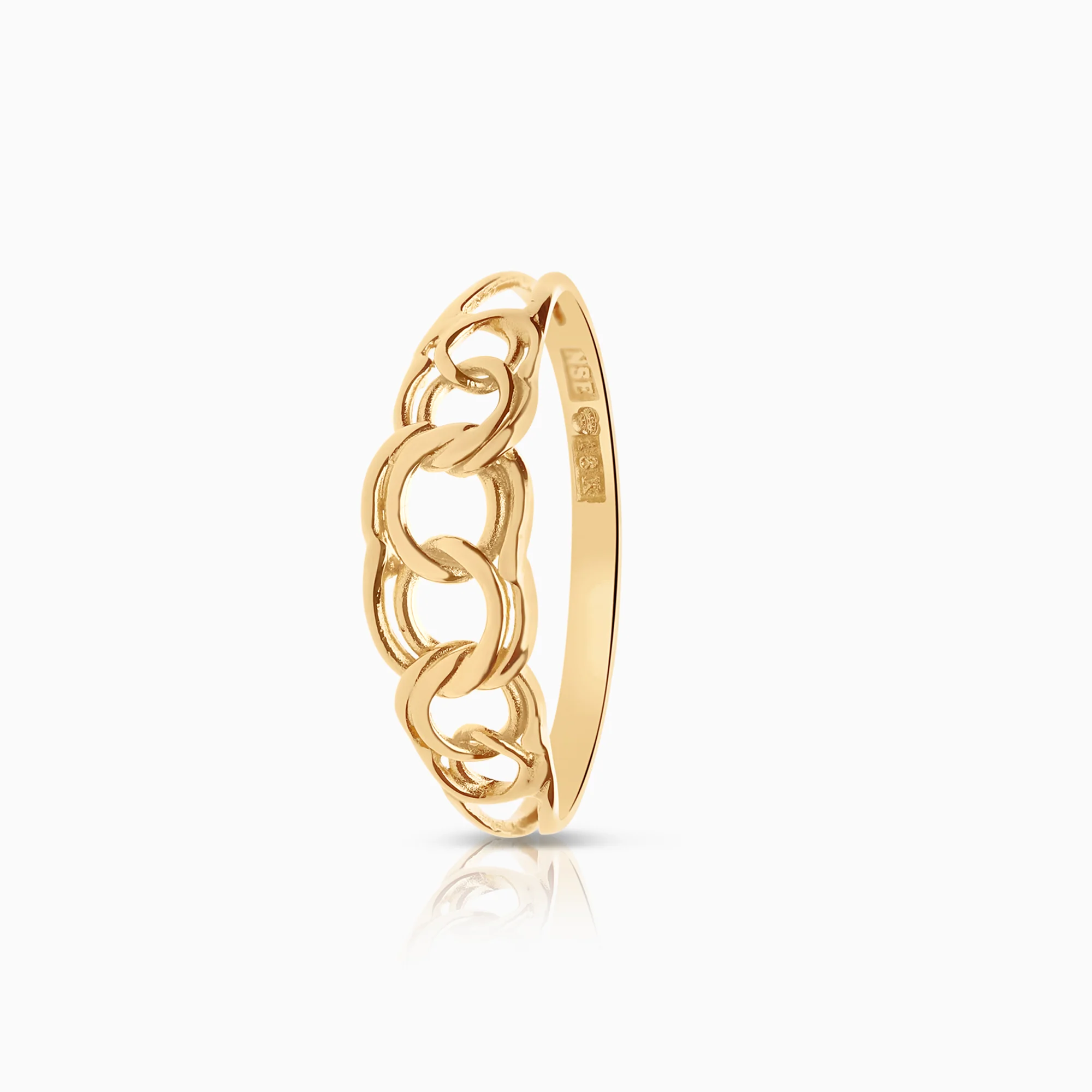 Bismarck ring 1.19g 18K gold