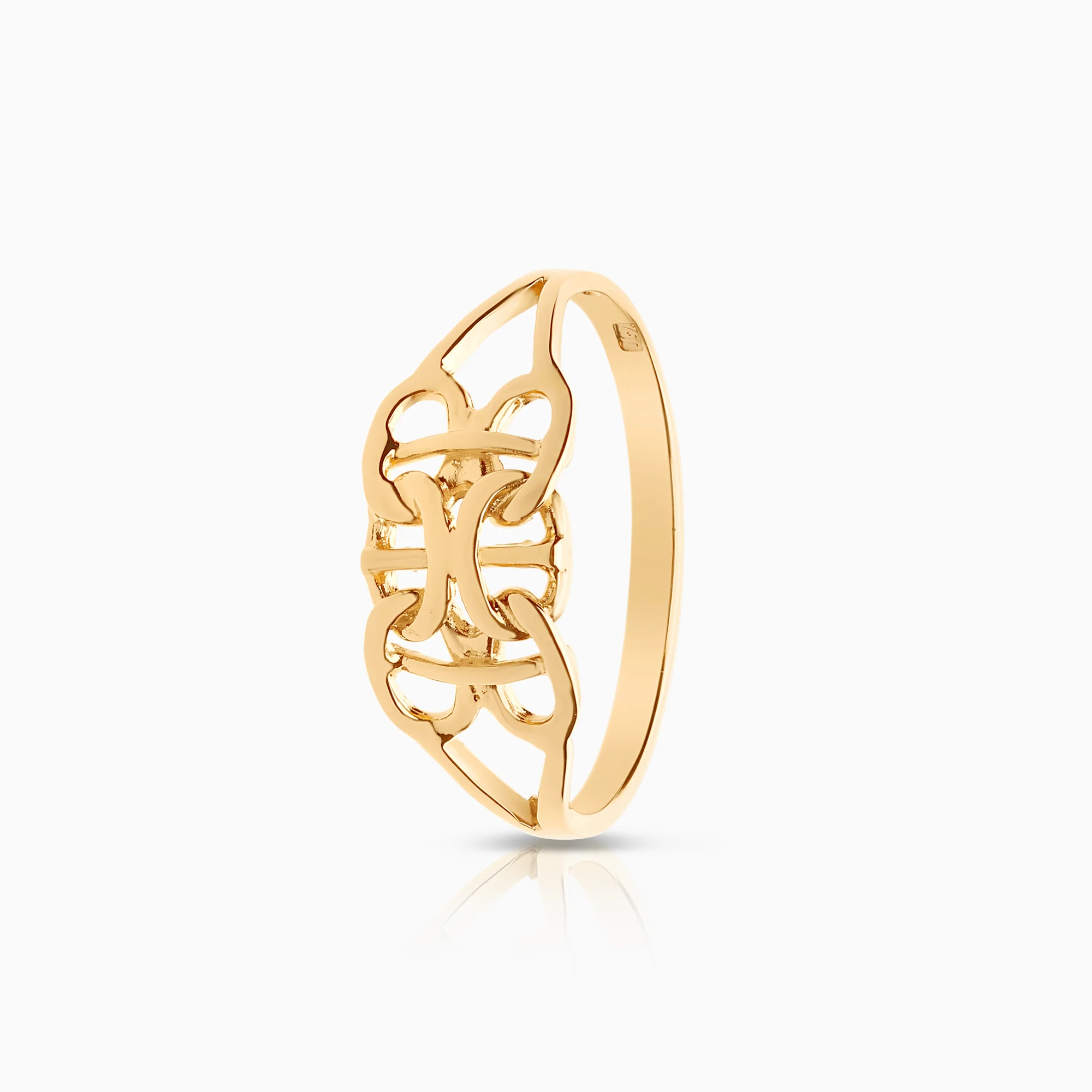 X-link ring 1.82g 18K gold