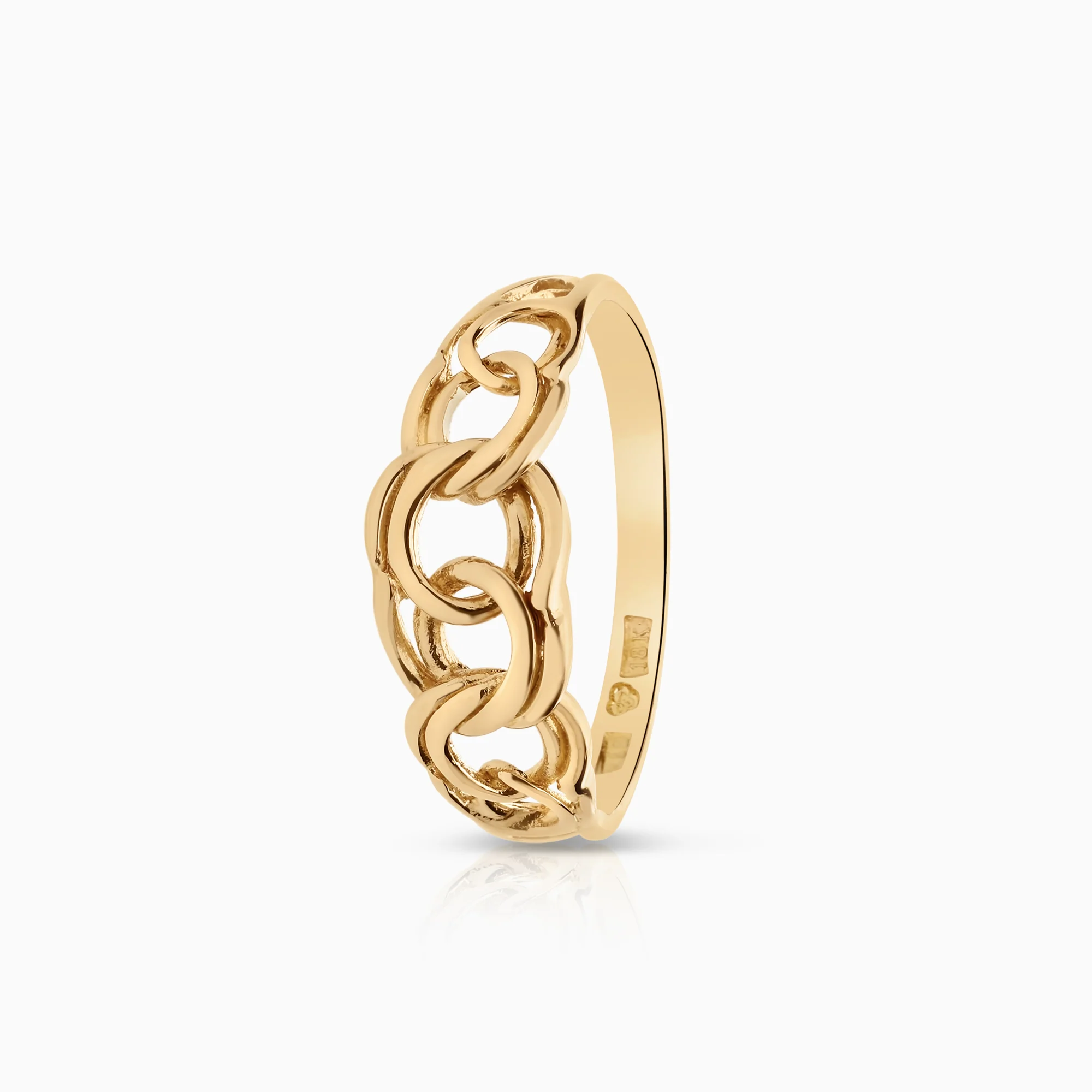 Bismarck ring 1.99g 18K gold