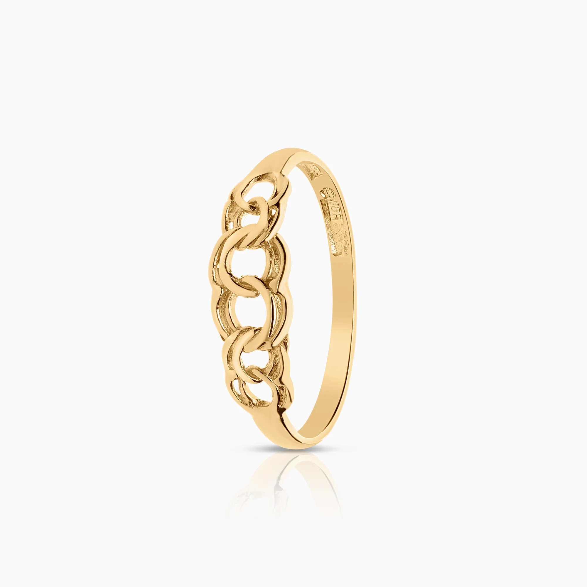 Bismarck ring 1.04g 18K gold