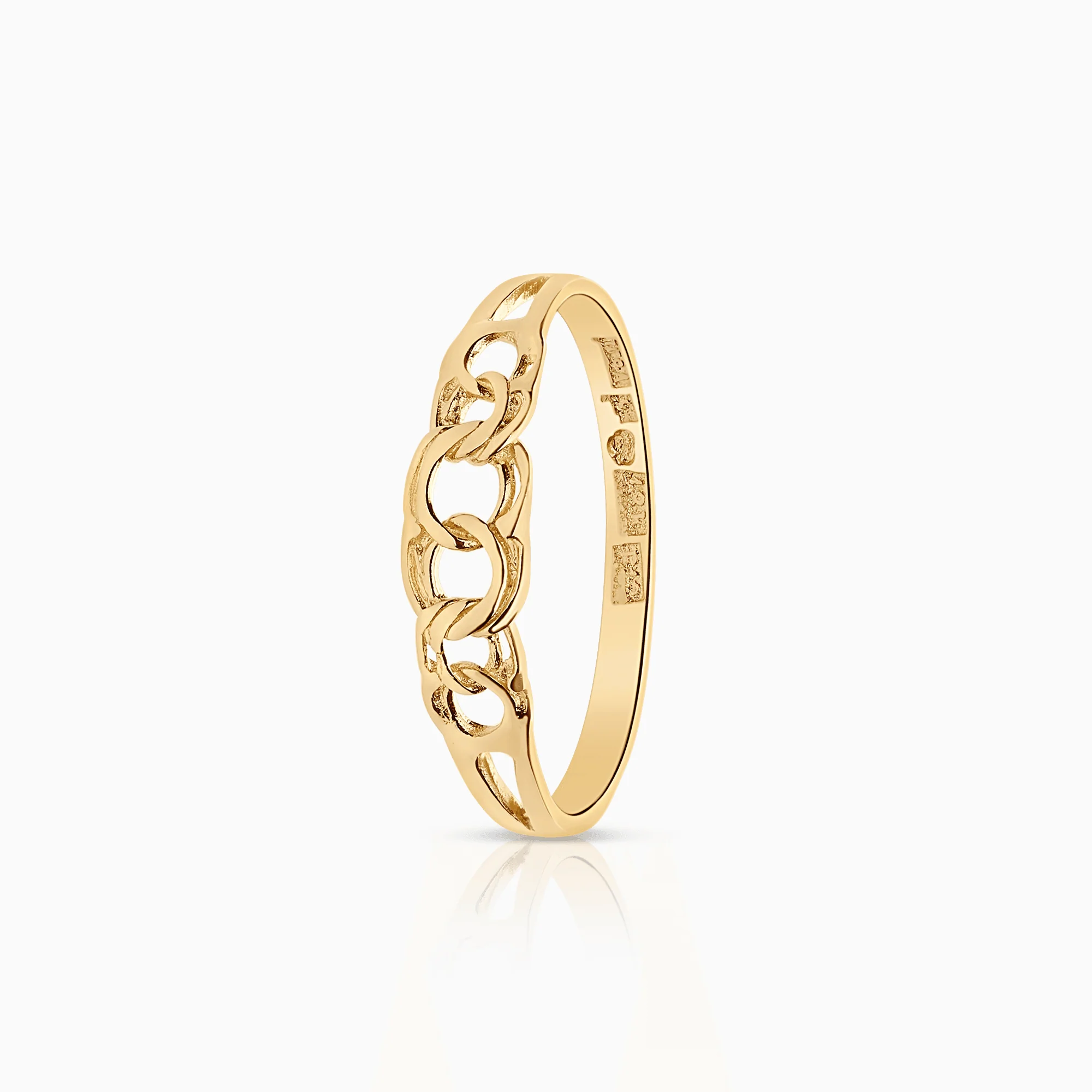Bismarck ring 1.07g 18K gold