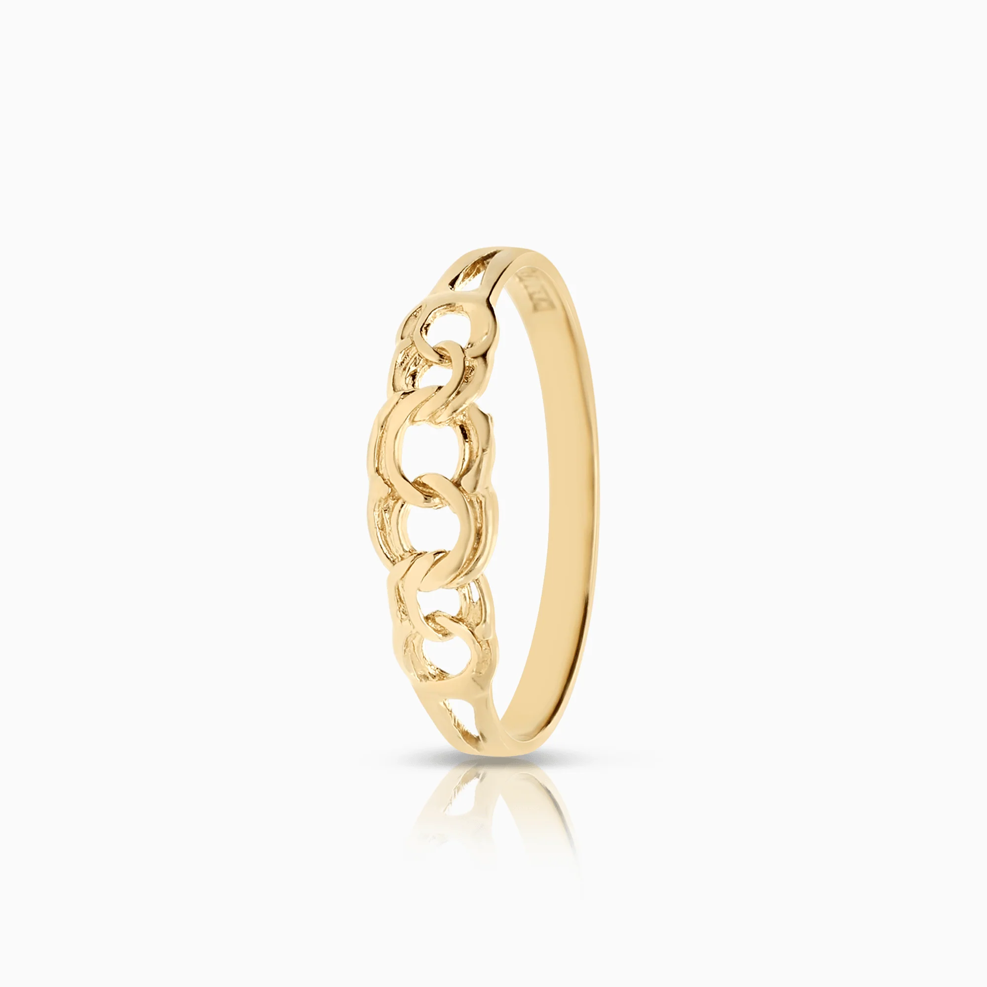 Bismarck ring 1.10g 18K gold