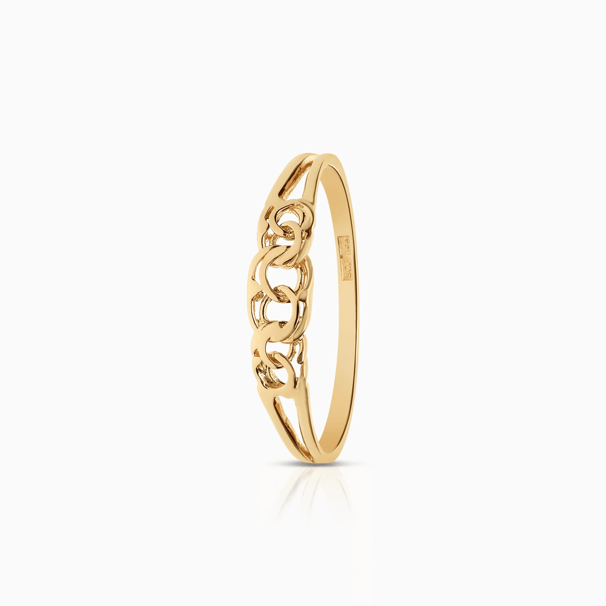 Bismarck ring 1.11g 18K gold