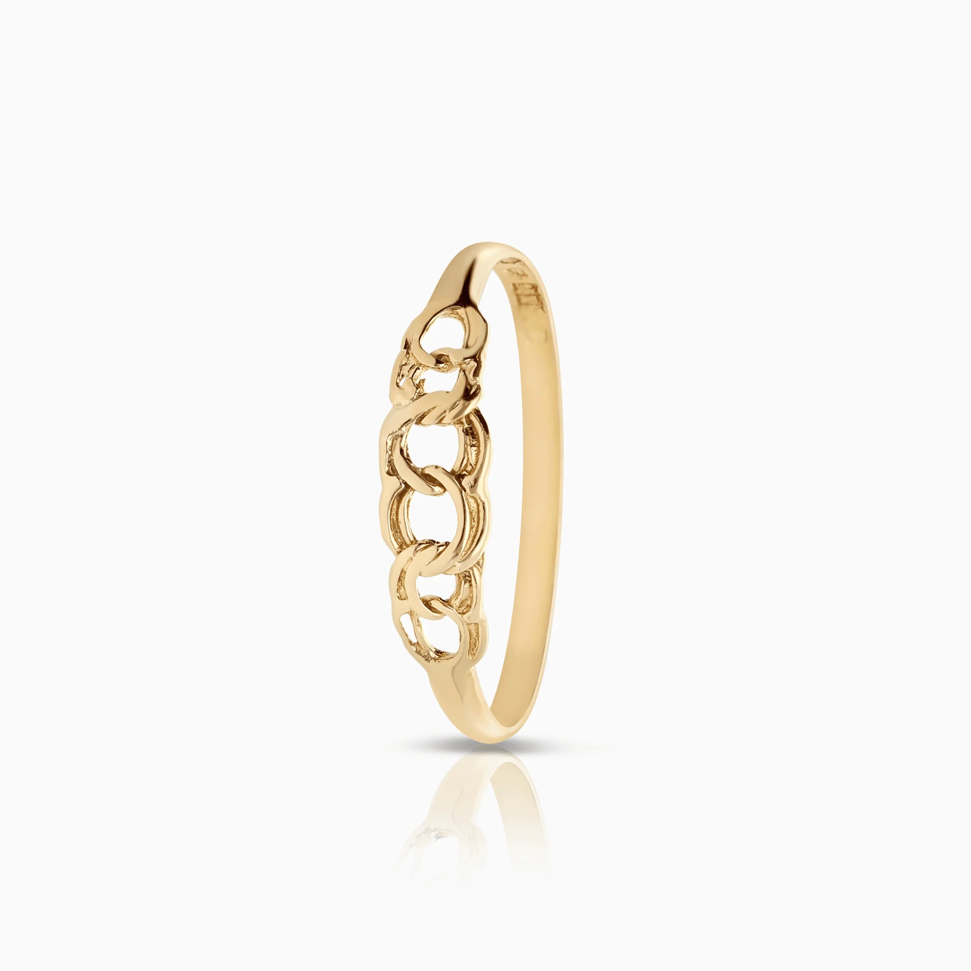 Bismarck ring 1.12g 18K gold