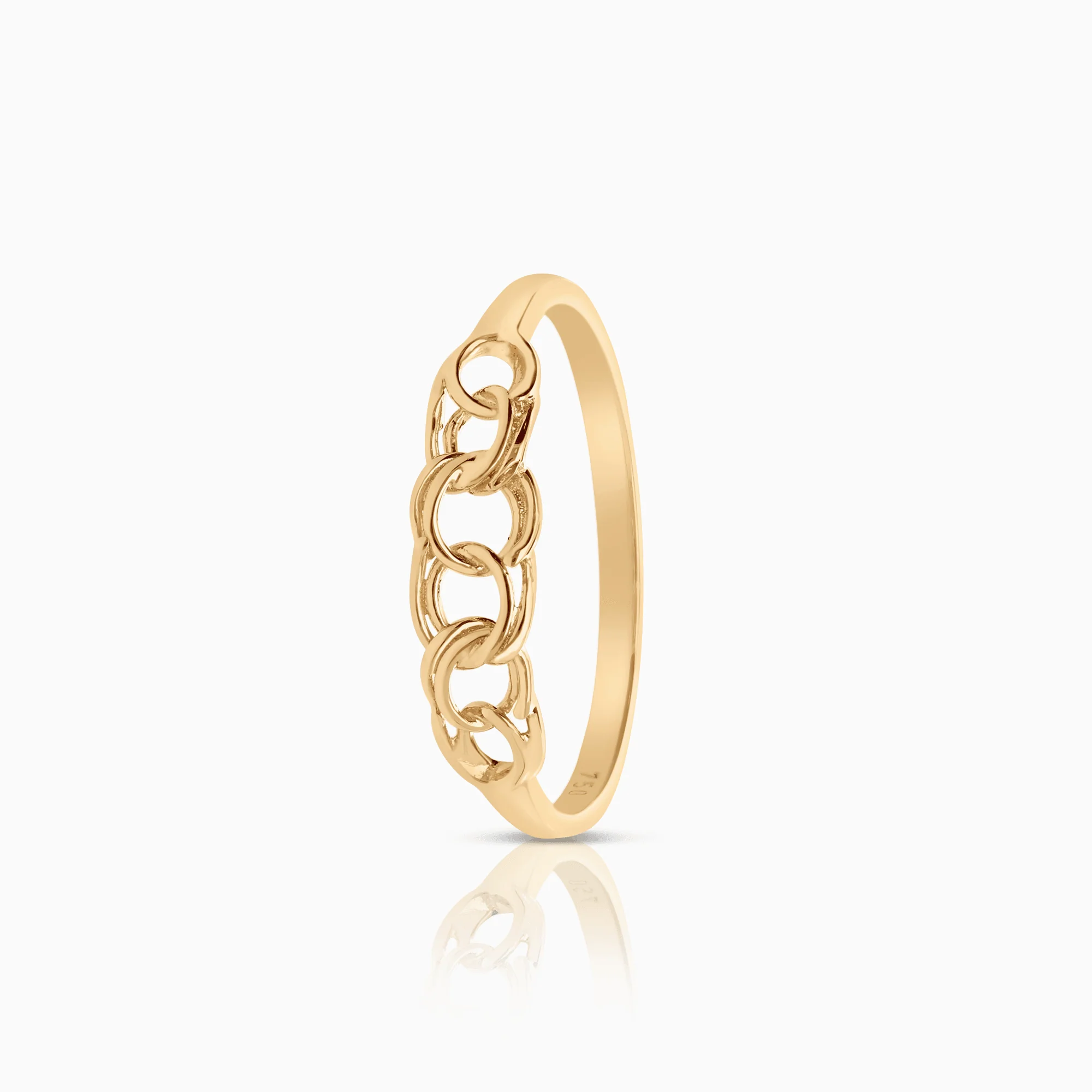 Bismarck ring 1.16g 18K gold