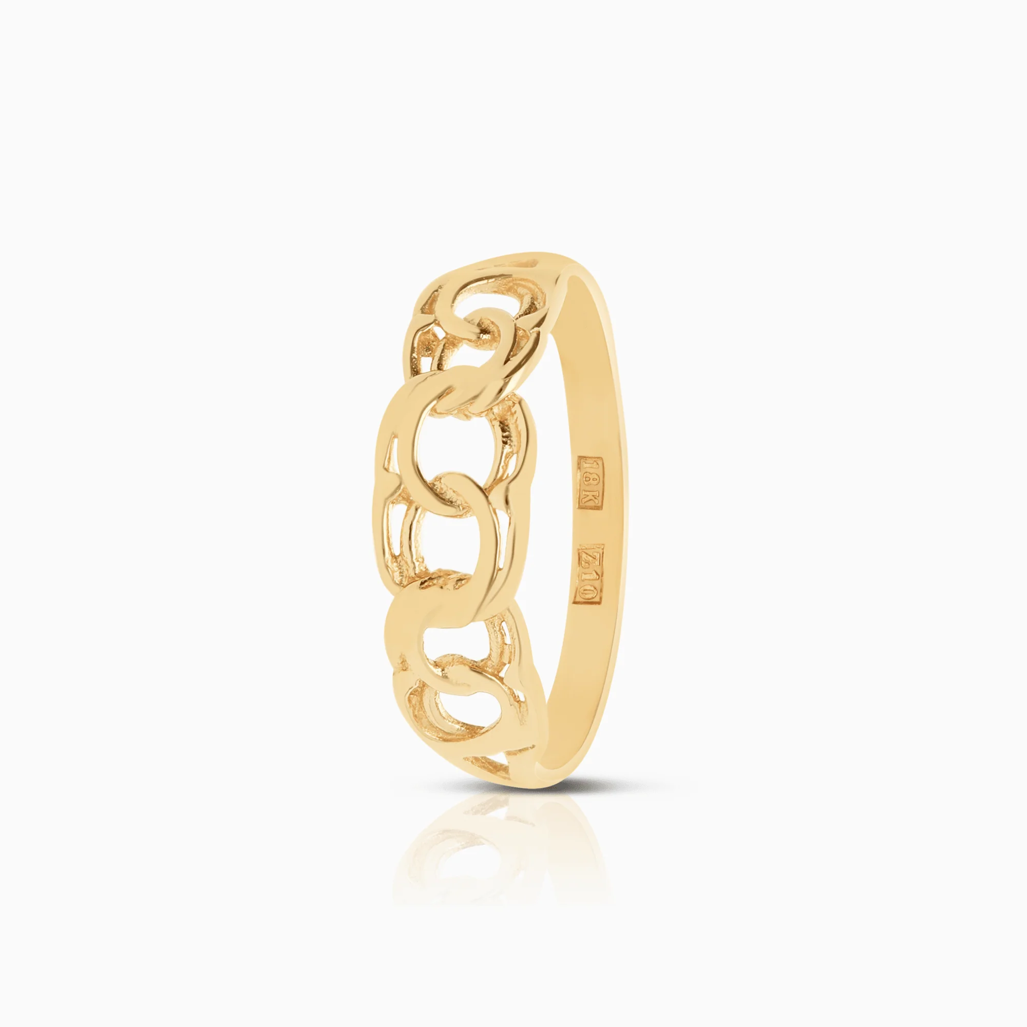 Bismarck ring 1.22g 18K gold