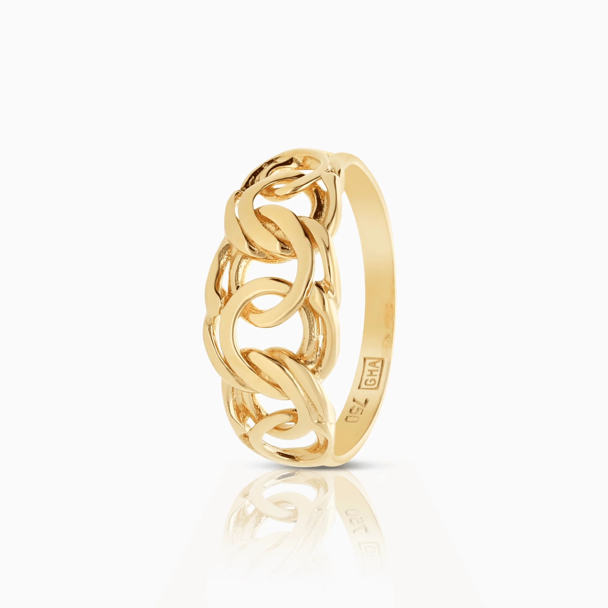 Bismarck ring 1.96g 18K gold