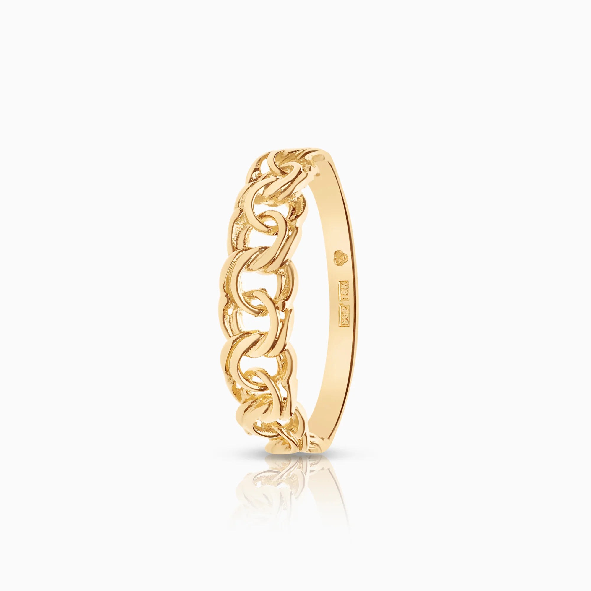 Bismarck ring 2.11g 18K gold