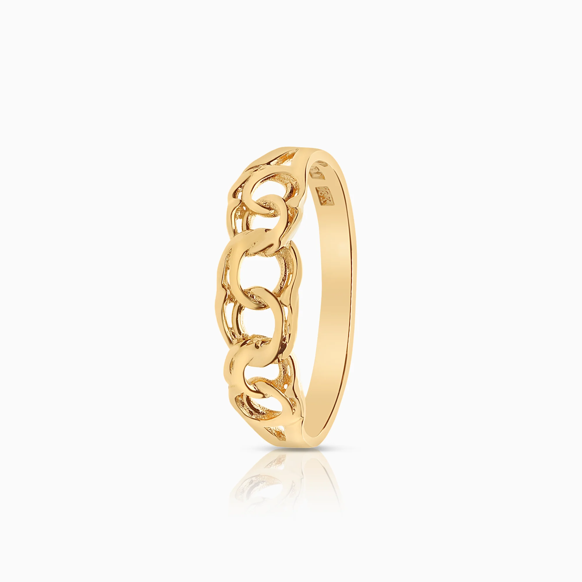 Bismarck ring 2.13g 18K gold