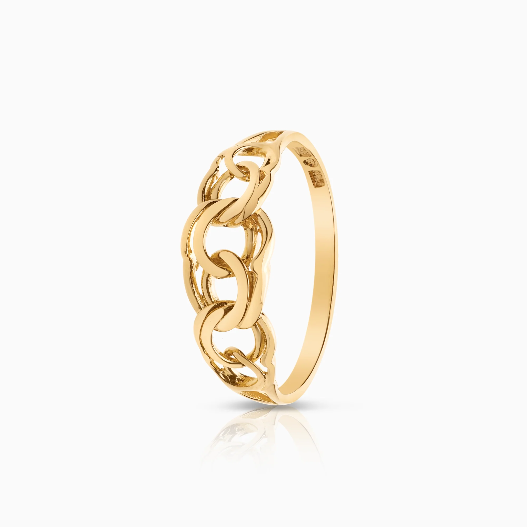 Bismarck ring 2.14g 18K gold