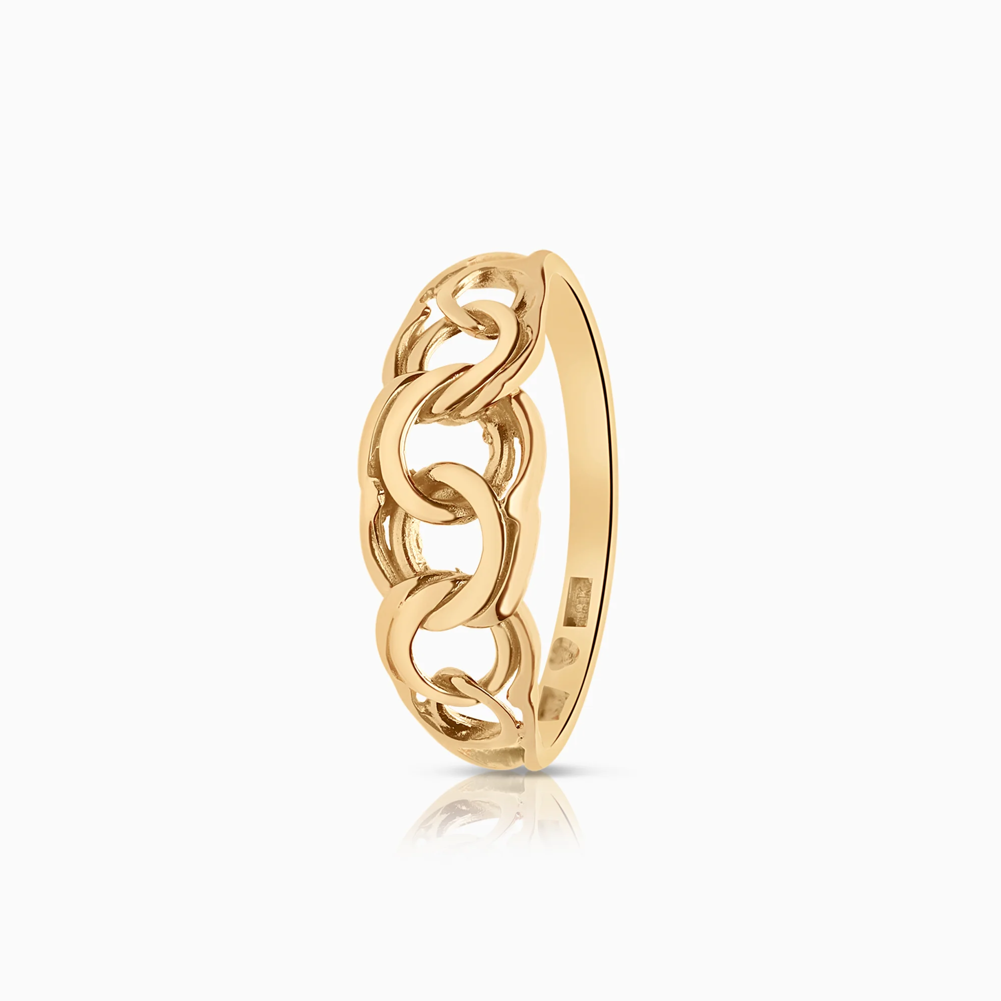 Bismarck ring 2.14g 18K gold