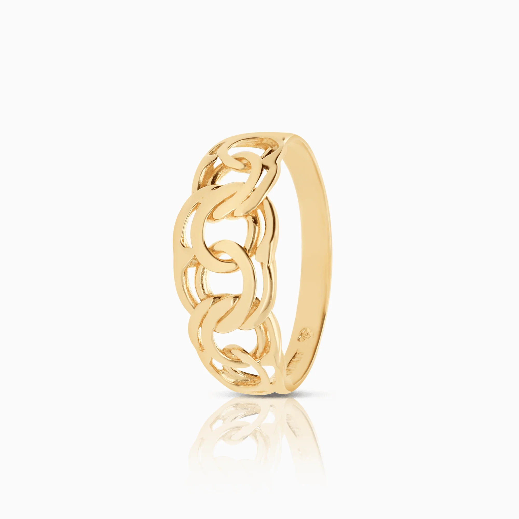 Bismarck ring 2.20g 18K gold