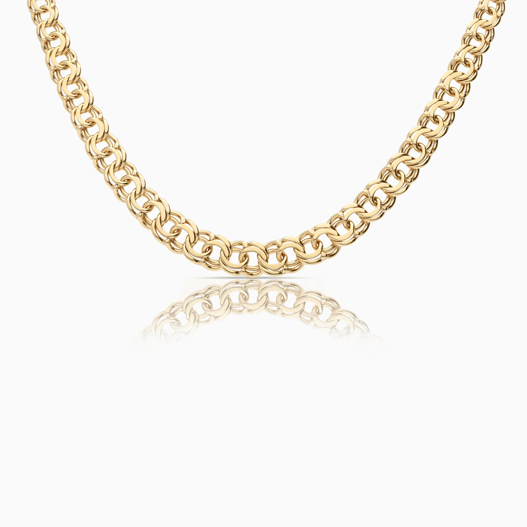 Bismarck link 28.85g 18K gold
