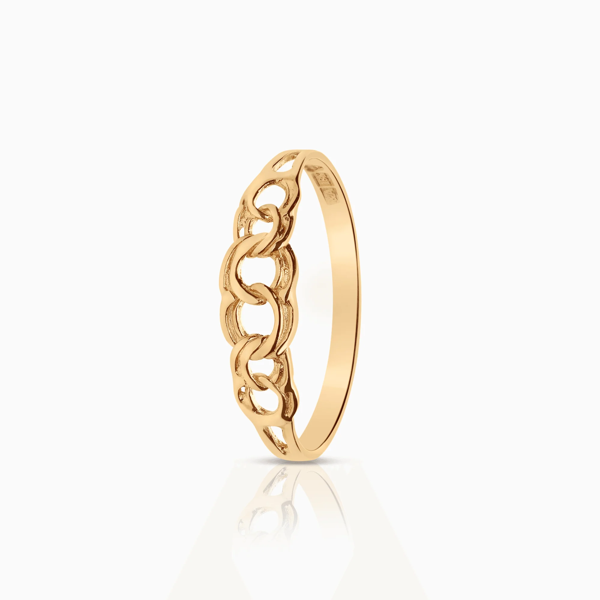 Bismarck ring 0.98g 18K gold