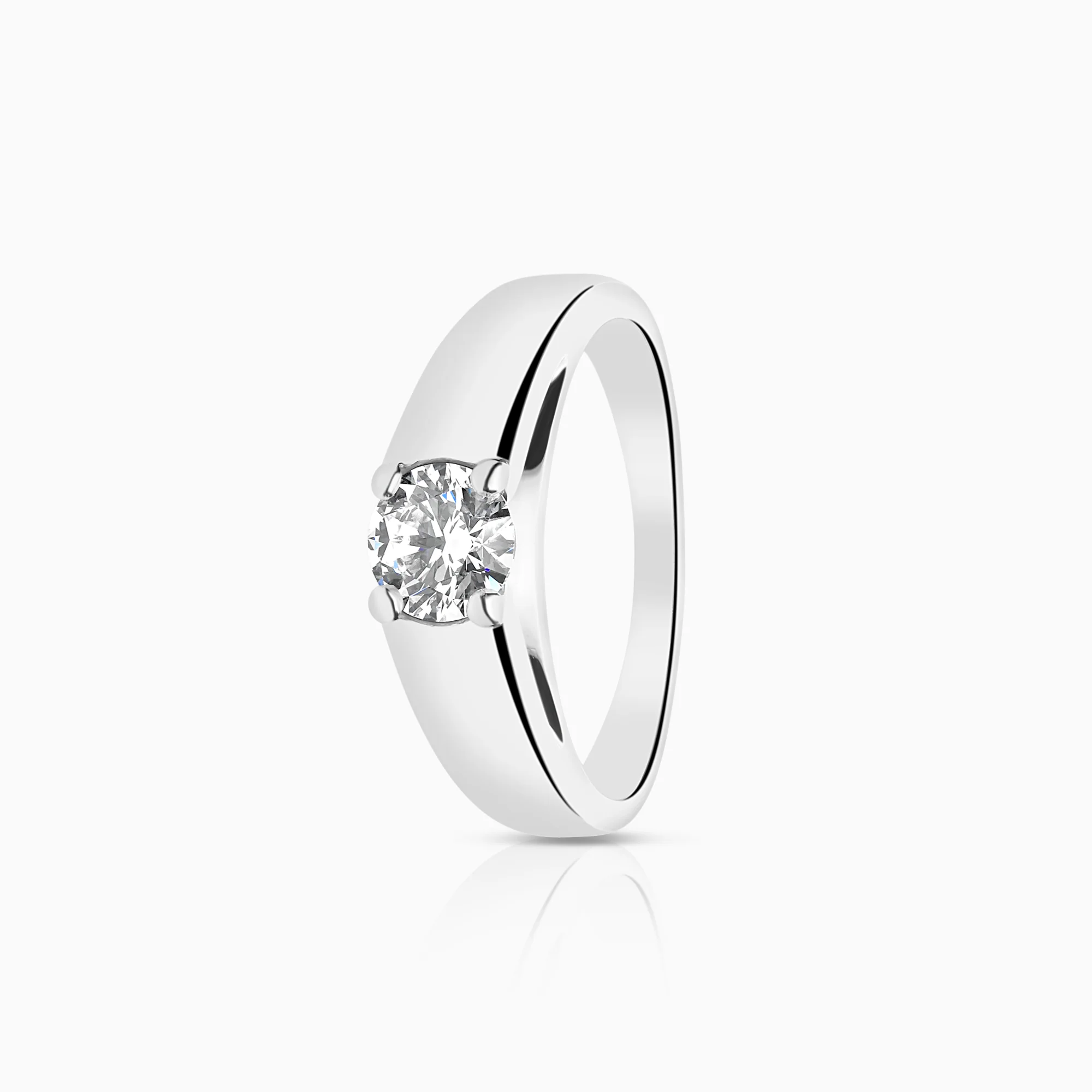 Bvlgari Solitaire ring 0.51ct 950 platinum