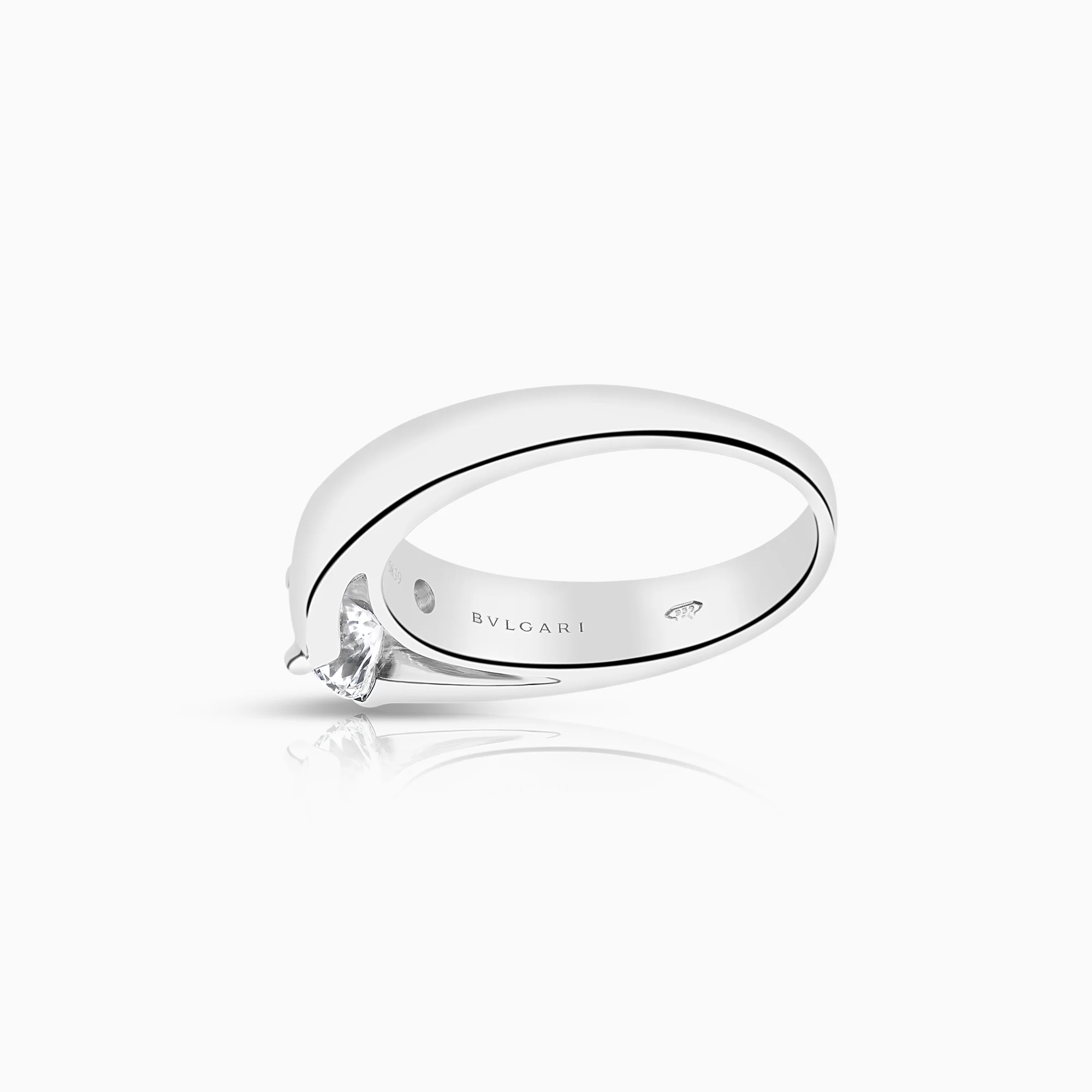 Bvlgari Solitaire ring 0.51ct 950 platinum - Image 4
