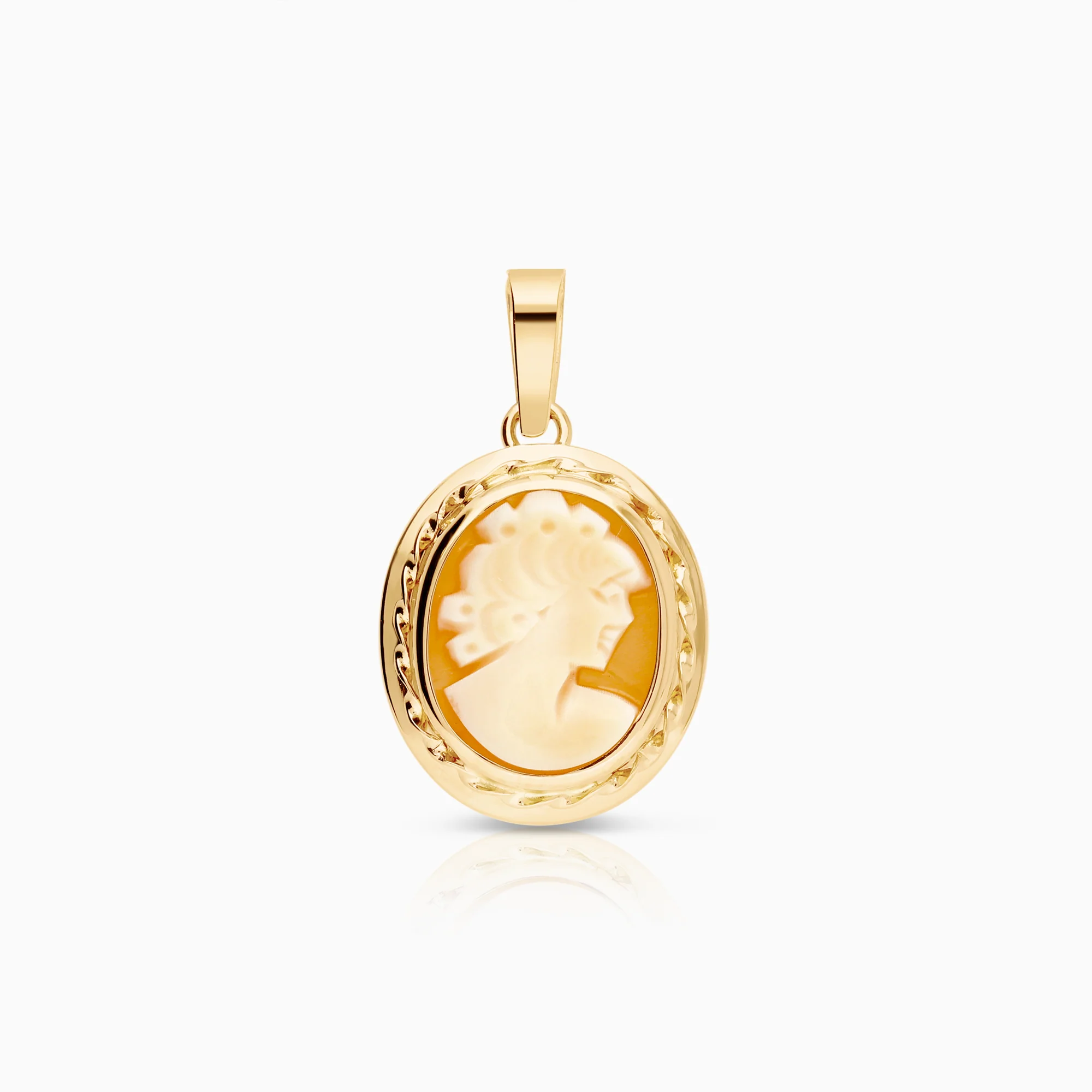 Cameo pendant 1.04g 18K gold