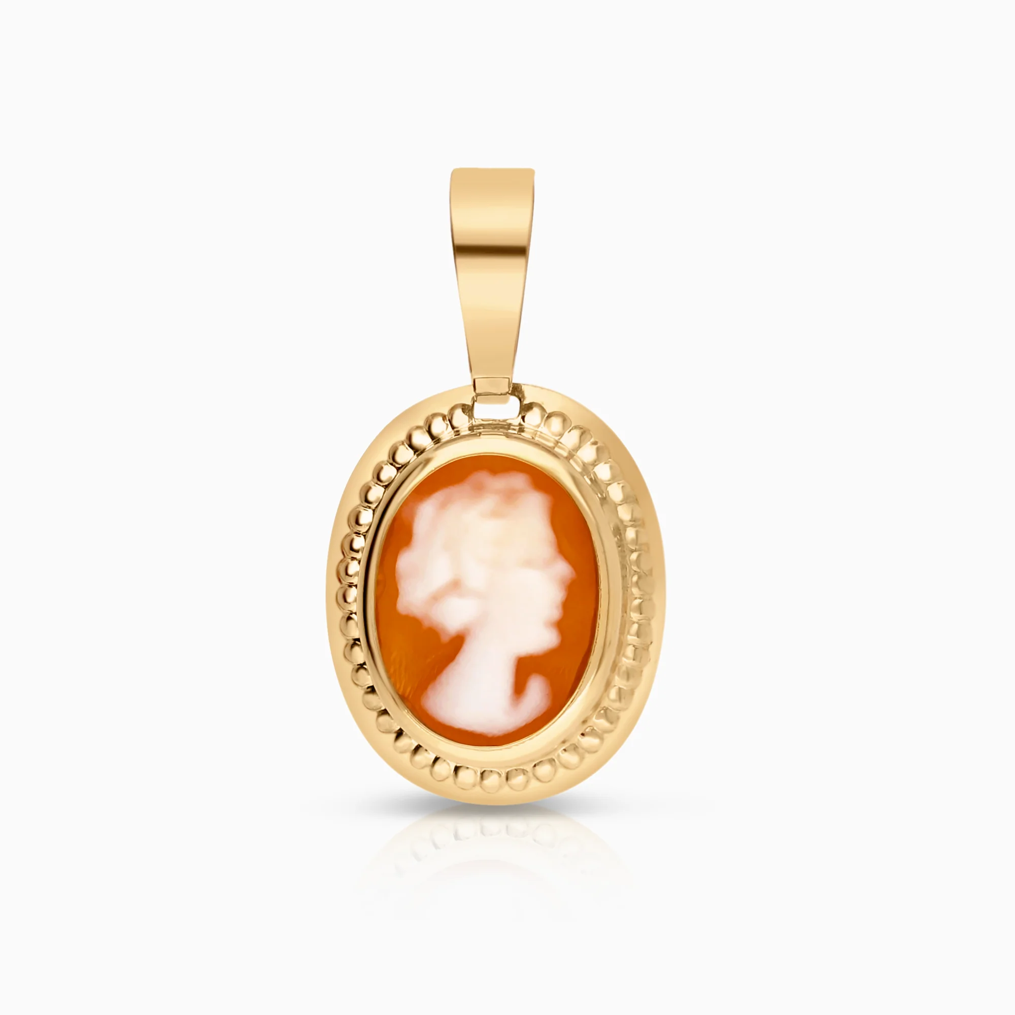 Cameo pendant 0.38g 18K gold
