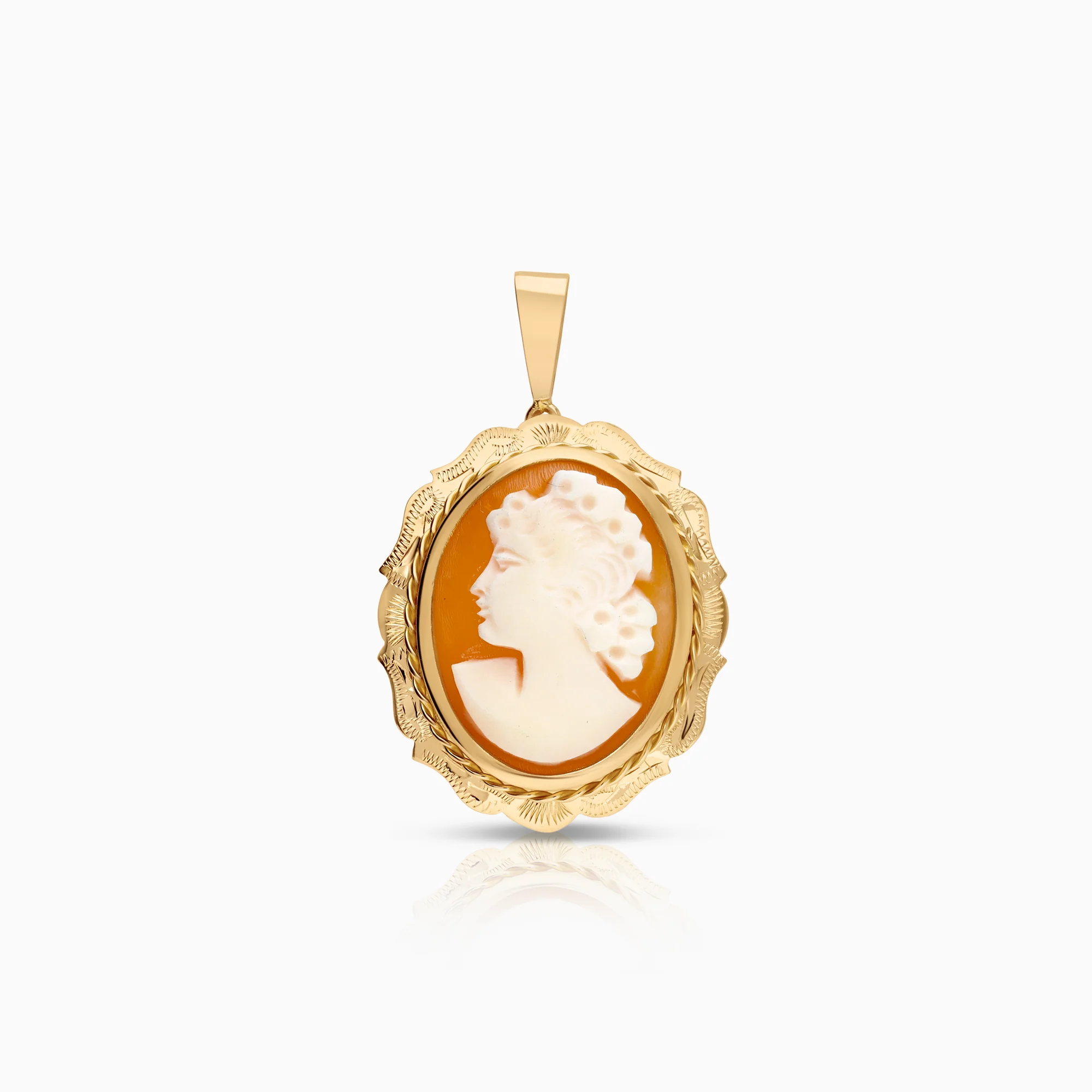 Cameo pendant 3.64g 18K gold
