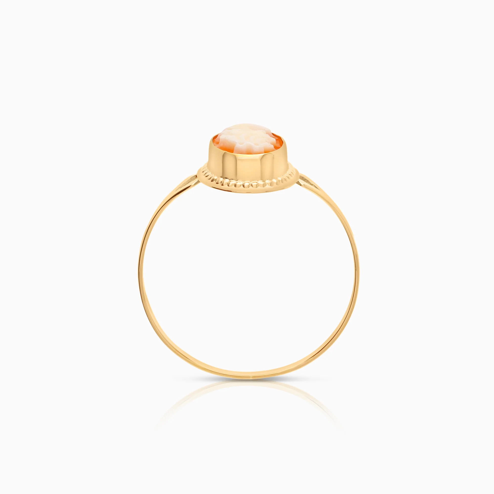 Cameo ring 0.90g 18K gold - Image 2