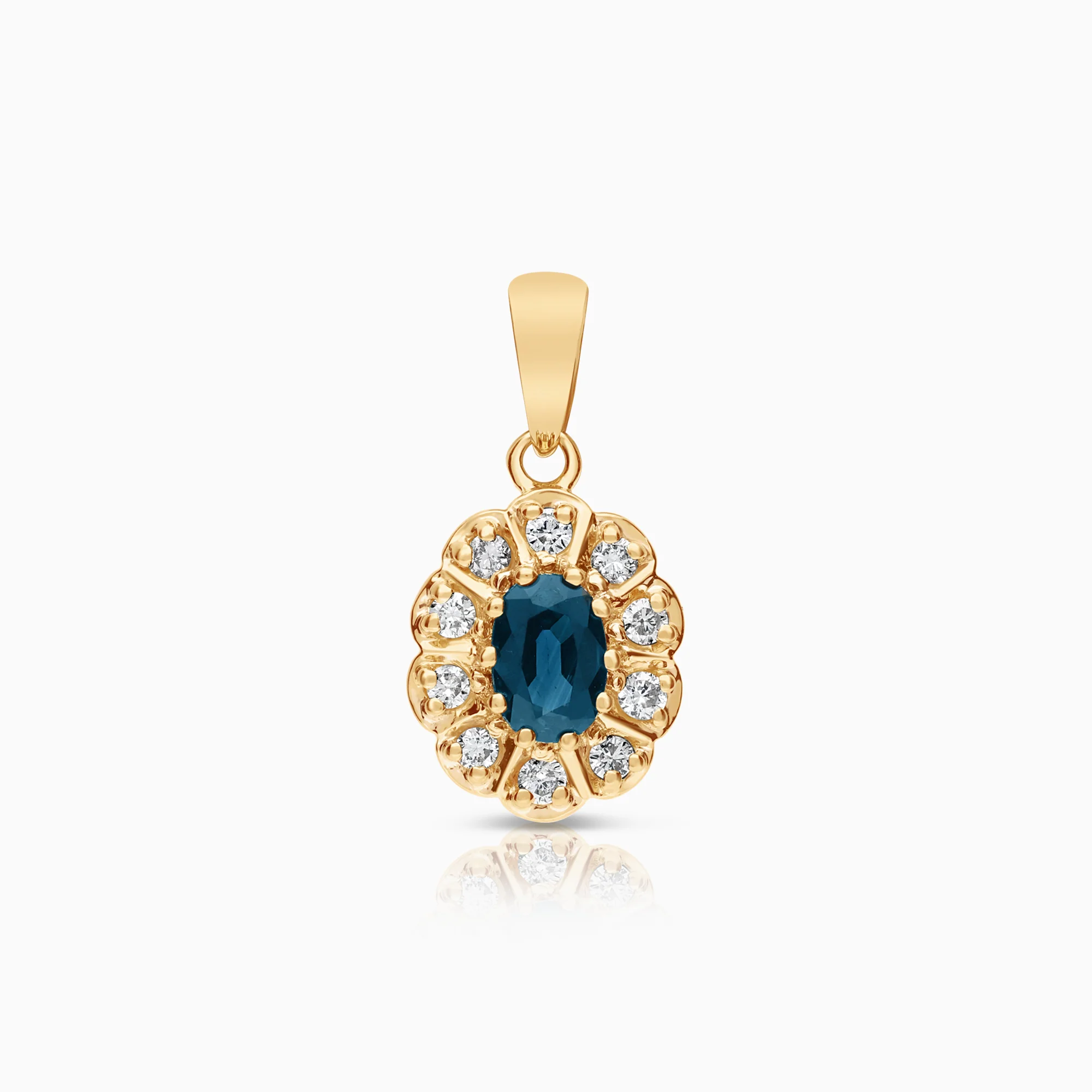 Carmosé pendant sapphire 2.25g 18K gold