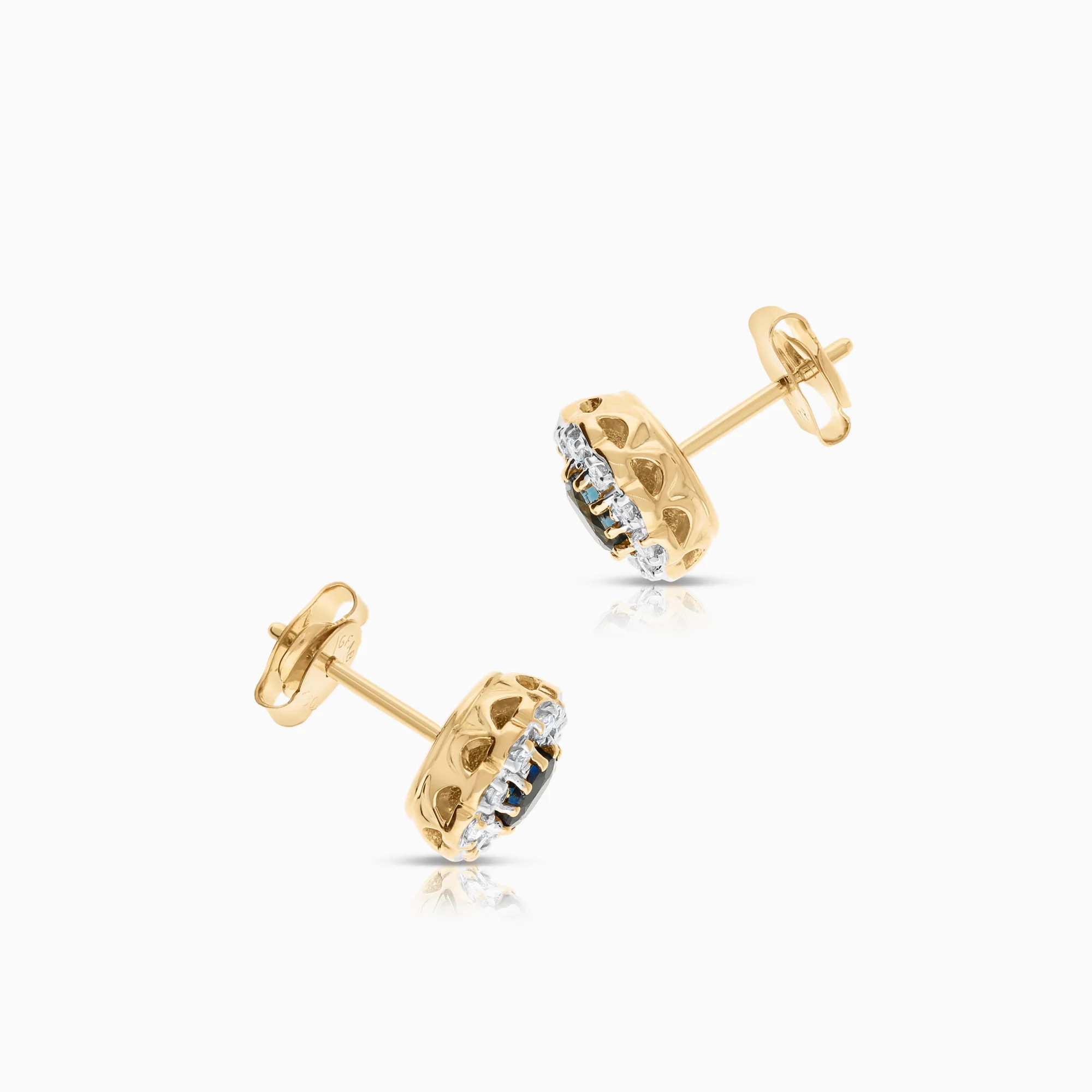 Carmosé earrings sapphires, 0.20 ct, 3.36g 18K gold - Image 2