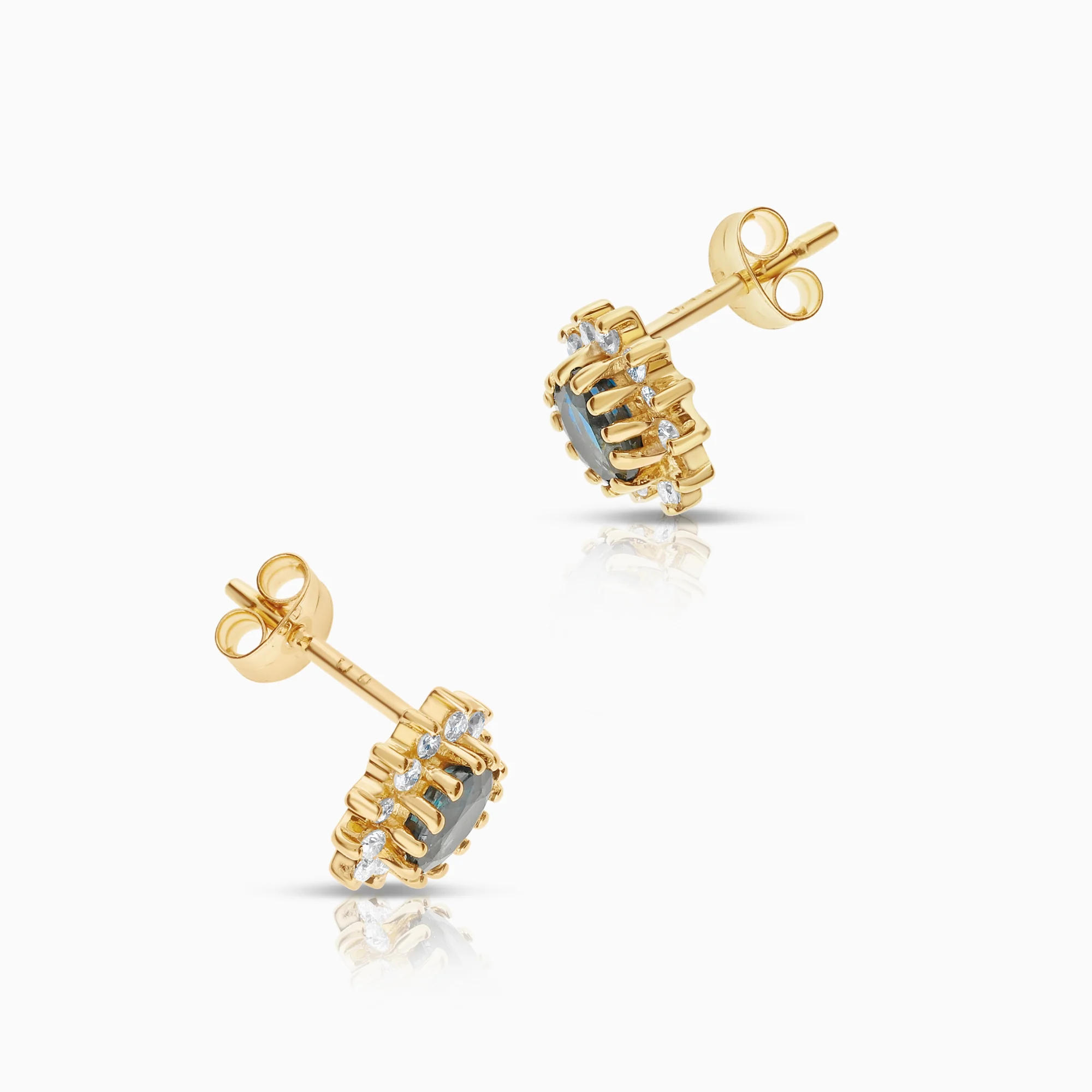 Carmosé earrings sapphires 2.09g 18K gold - Image 2