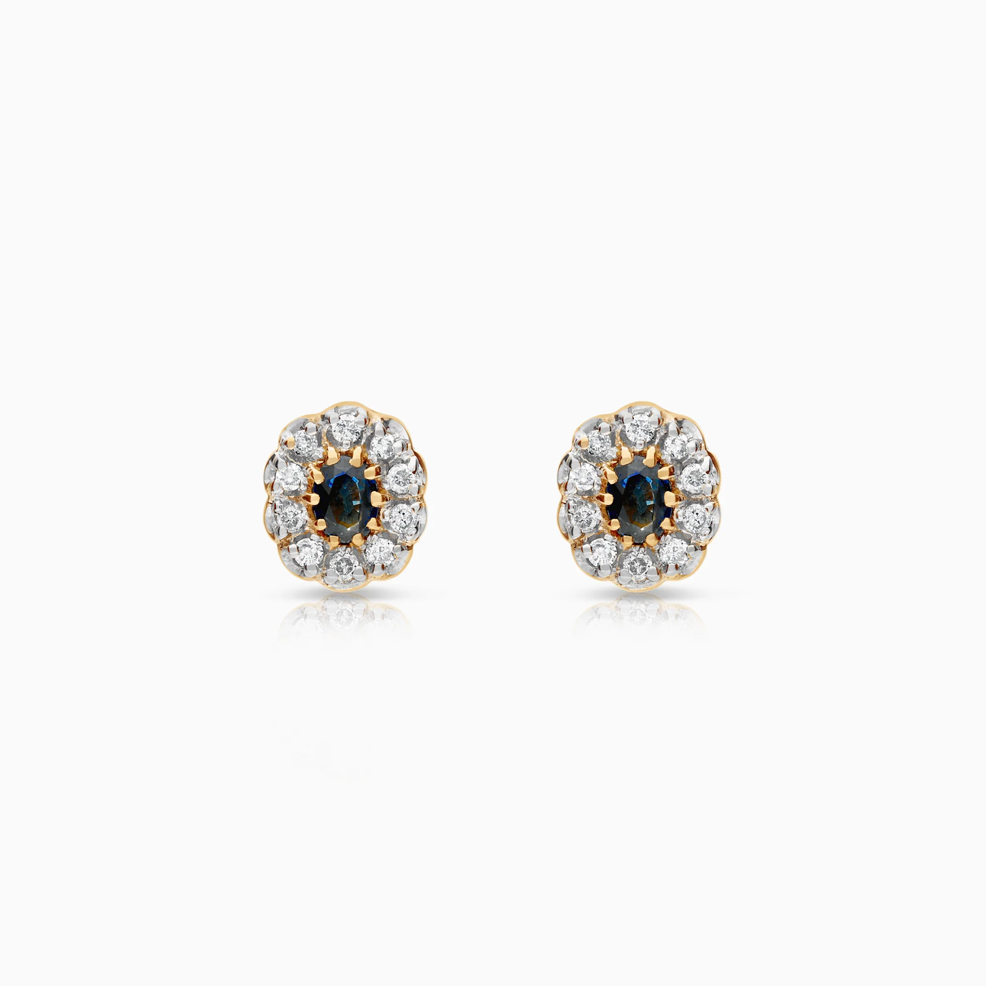 Carmosé earrings sapphires 3.20g 18K gold