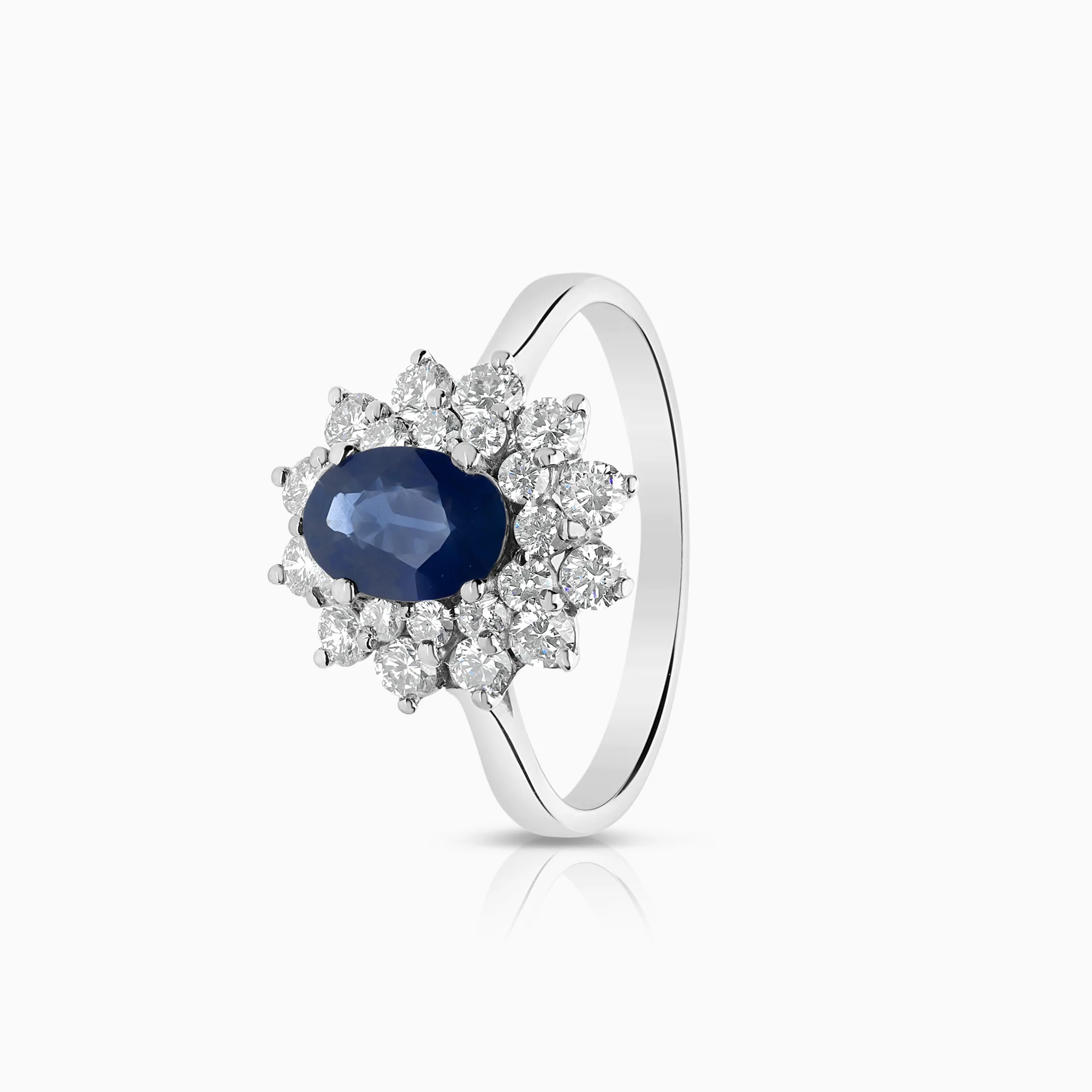 Carmosé ring 0.72ct 18K white gold