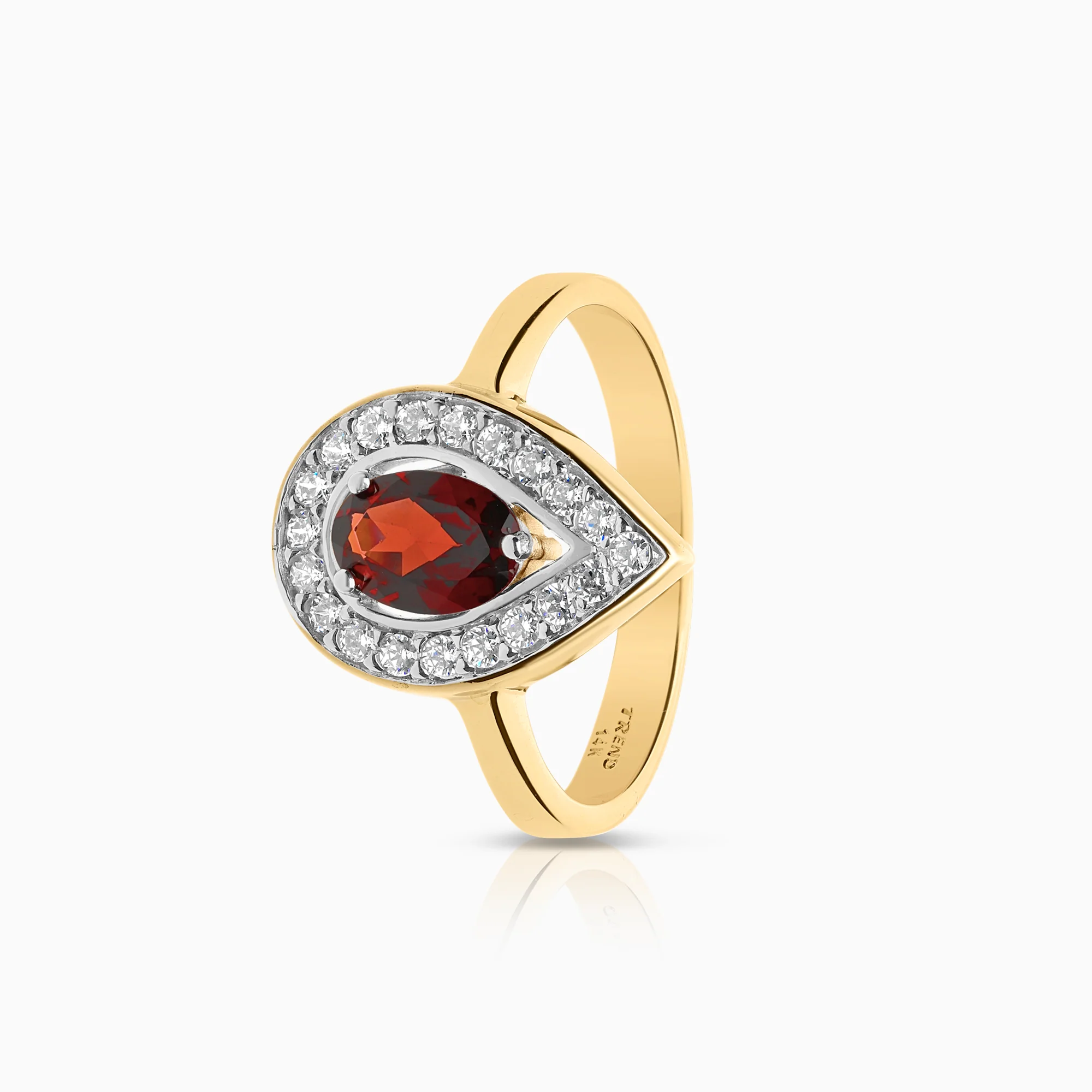 Carmosé ring 4.15g 14K gold