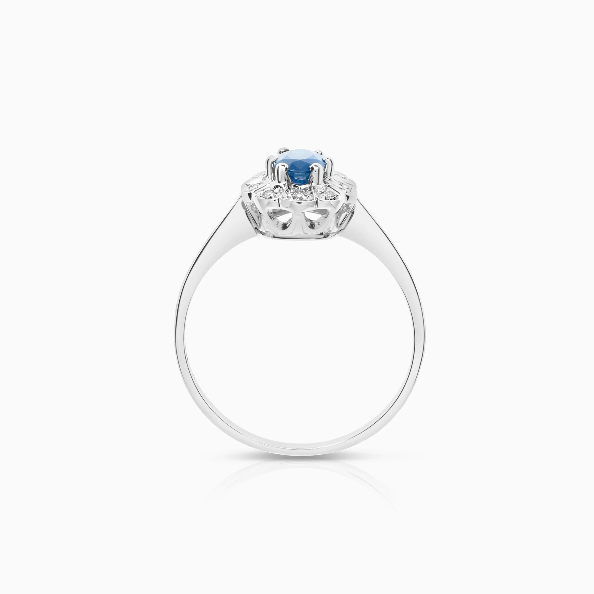 Carmosé ring sapphire 2.45g 18K white gold - Image 2