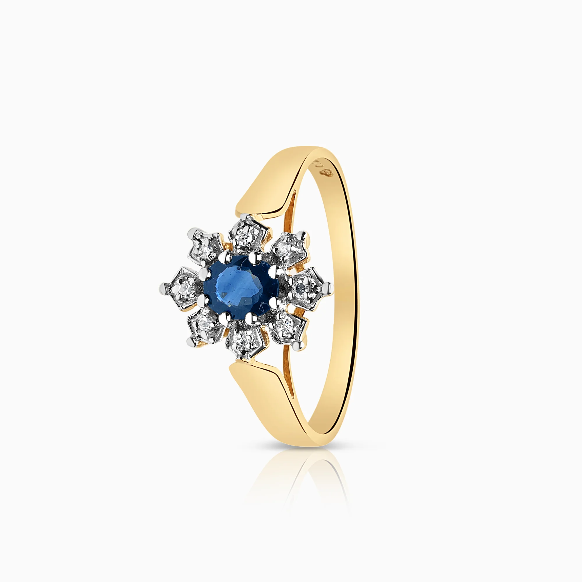 Carmosé ring 0.03ct 18K gold