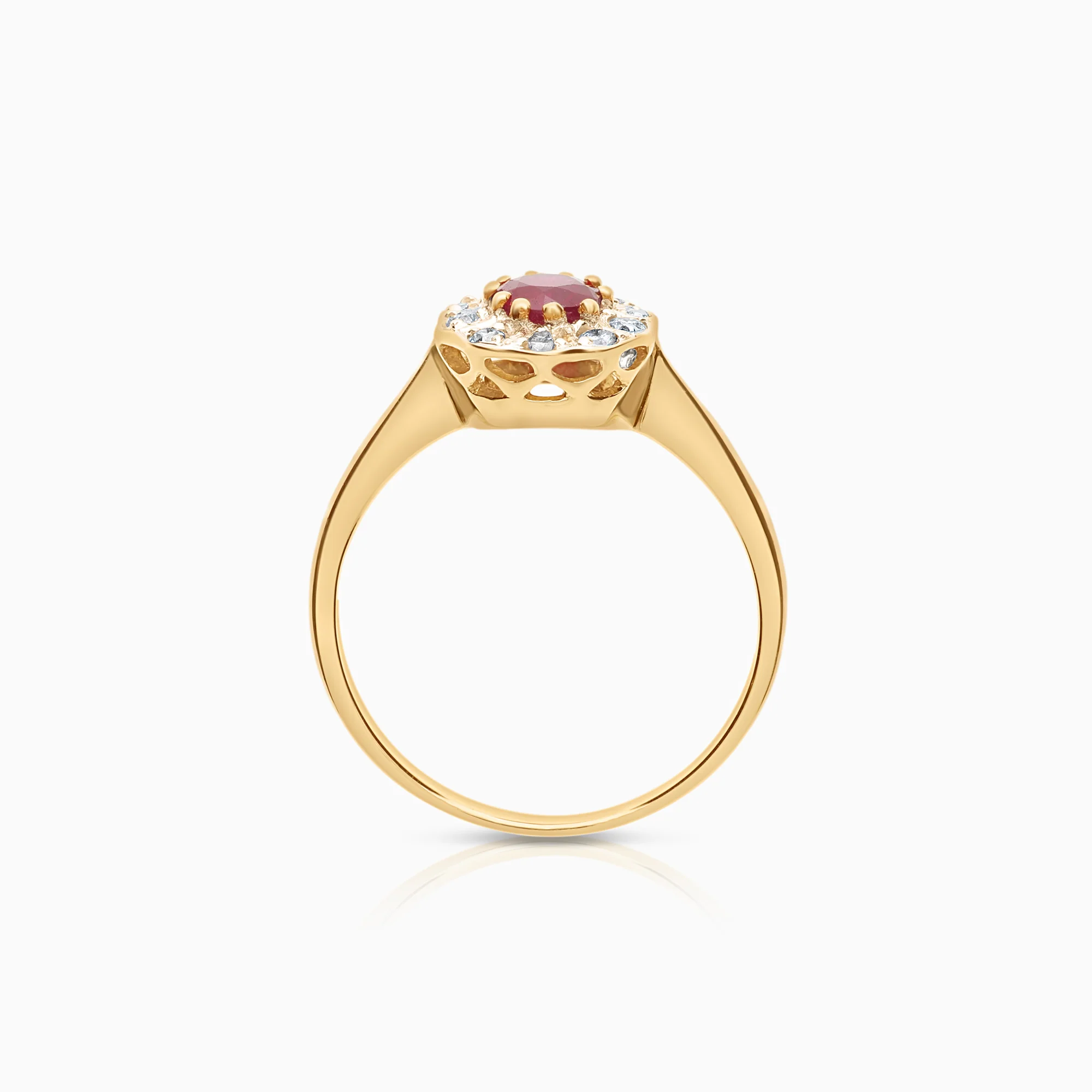 Carmosé ring 0.19ct 18K gold - Image 2