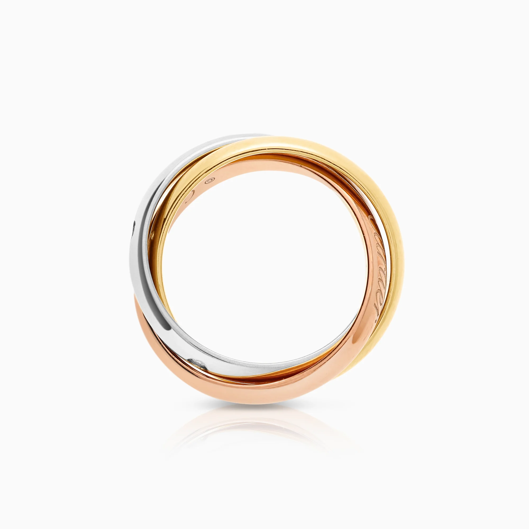 Cartier Trinity ring 0.06ct 18K - Image 2