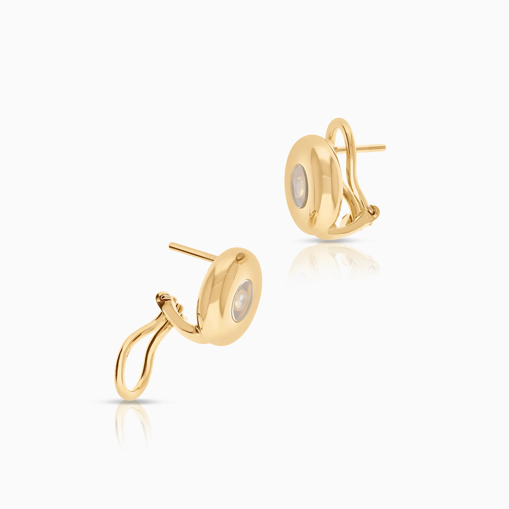 Chopard earrings Happy Diamonds 0.04ct 18K gold - Image 3