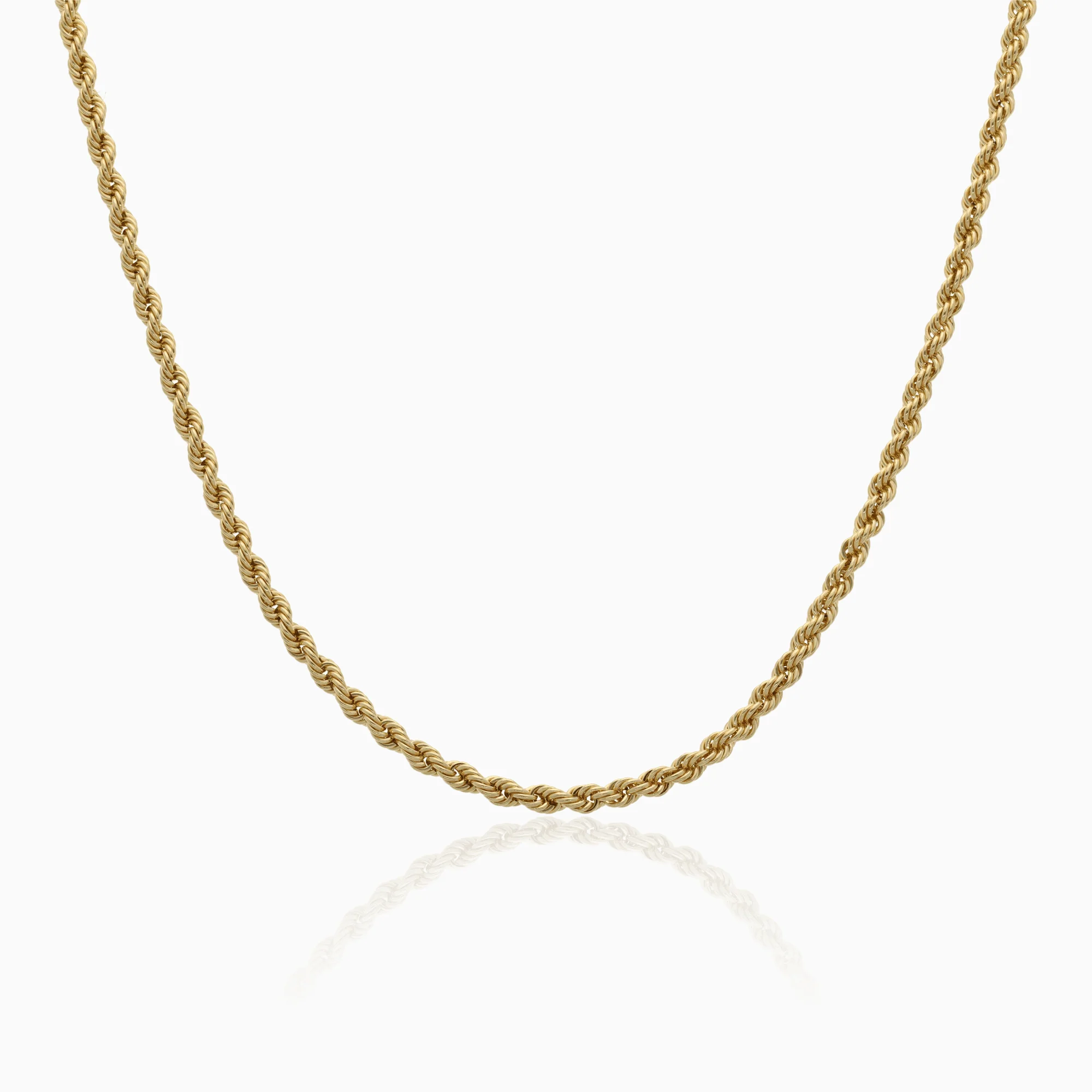 Rope necklace 4.4g 18K
