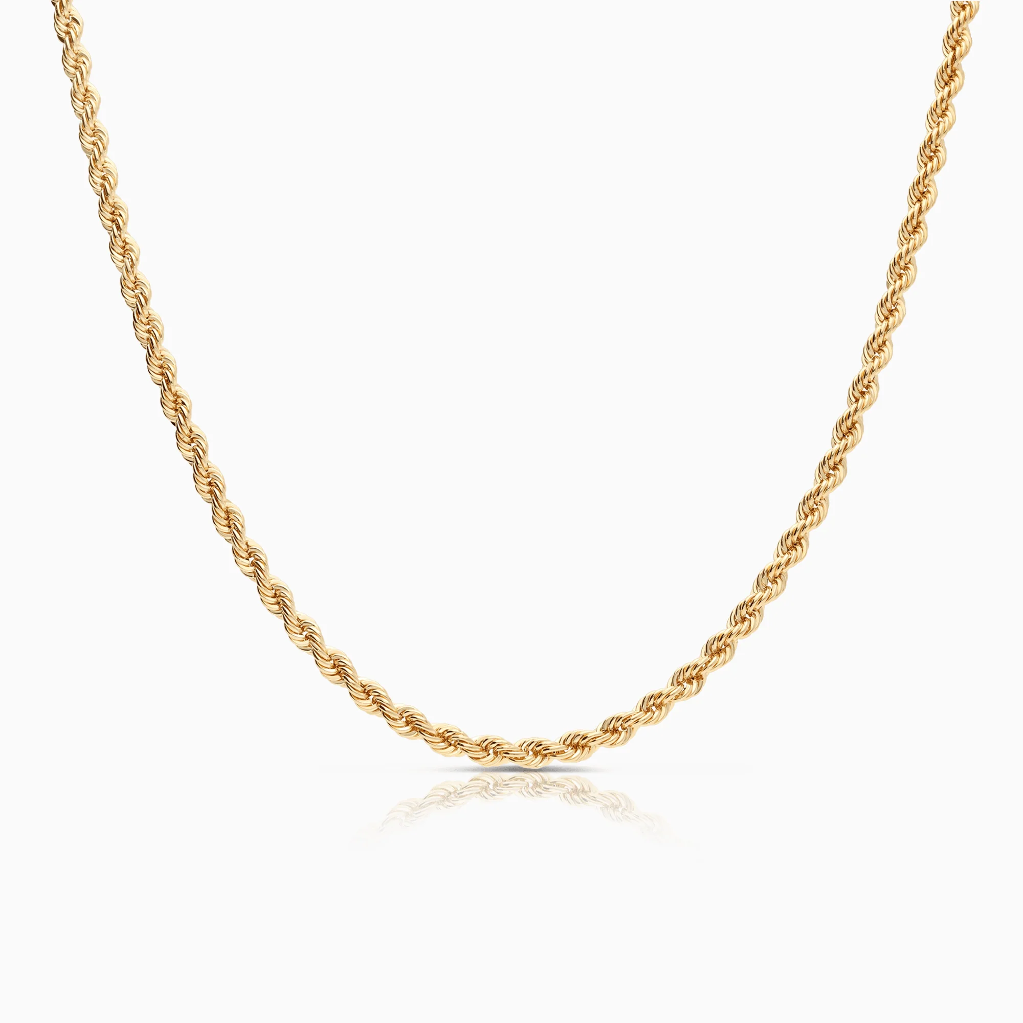 Rope necklace 9.56g 18K gold