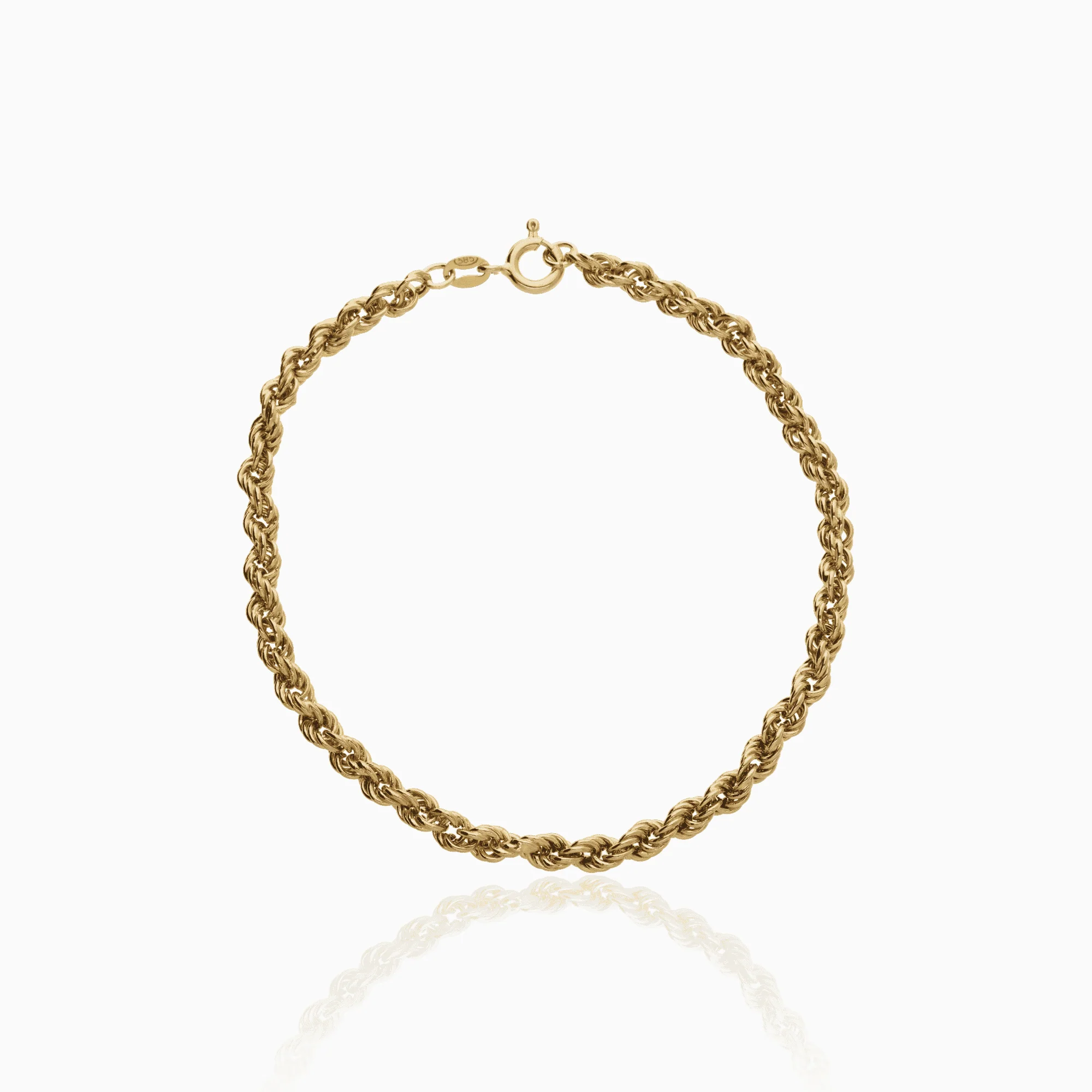 Rope bracelet 3.50g 14K