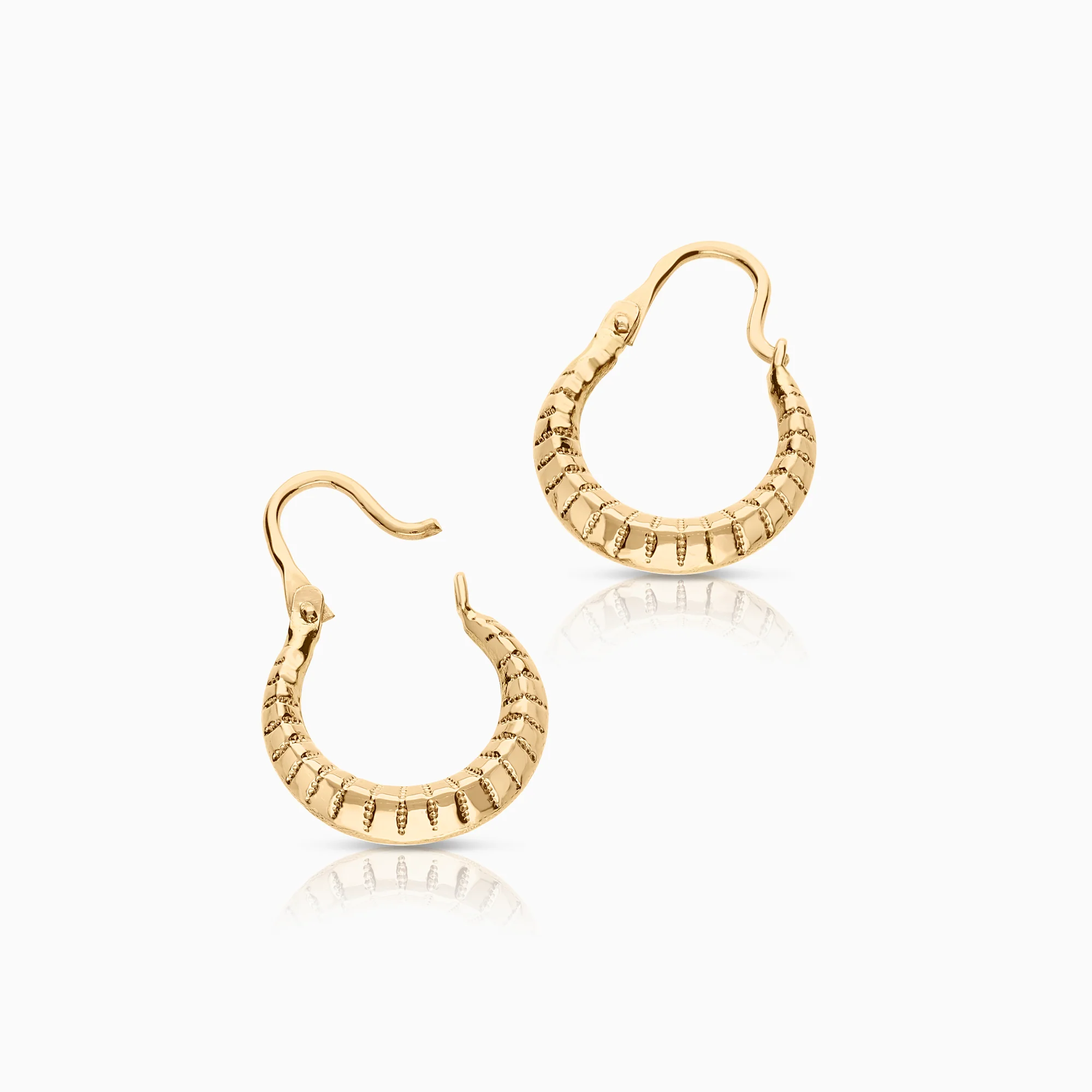 Hoop earrings 1.31g 18K gold - Image 2