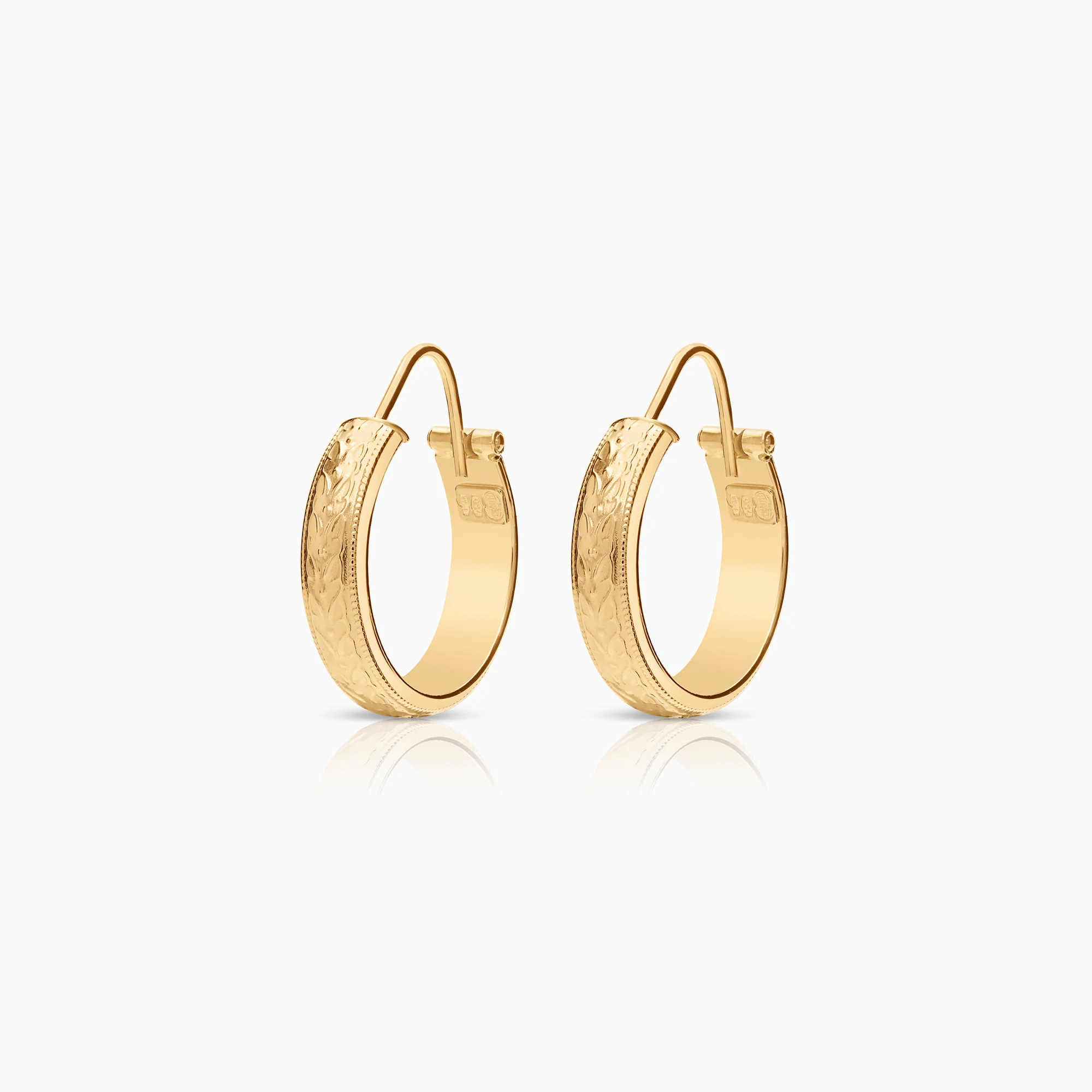 Hoop earrings 3.05g 18K gold
