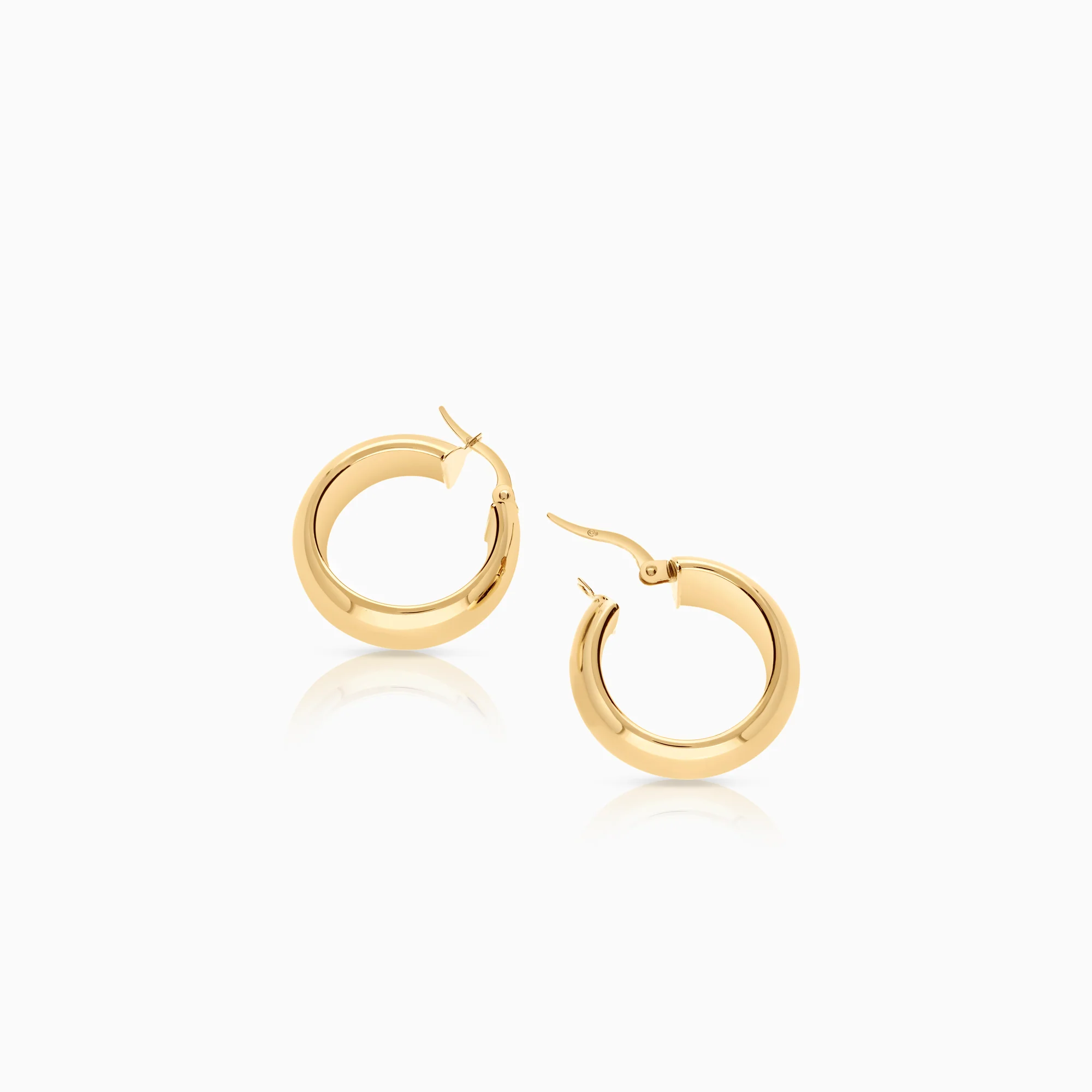 Hoop earrings 4.62g 18K gold - Image 2