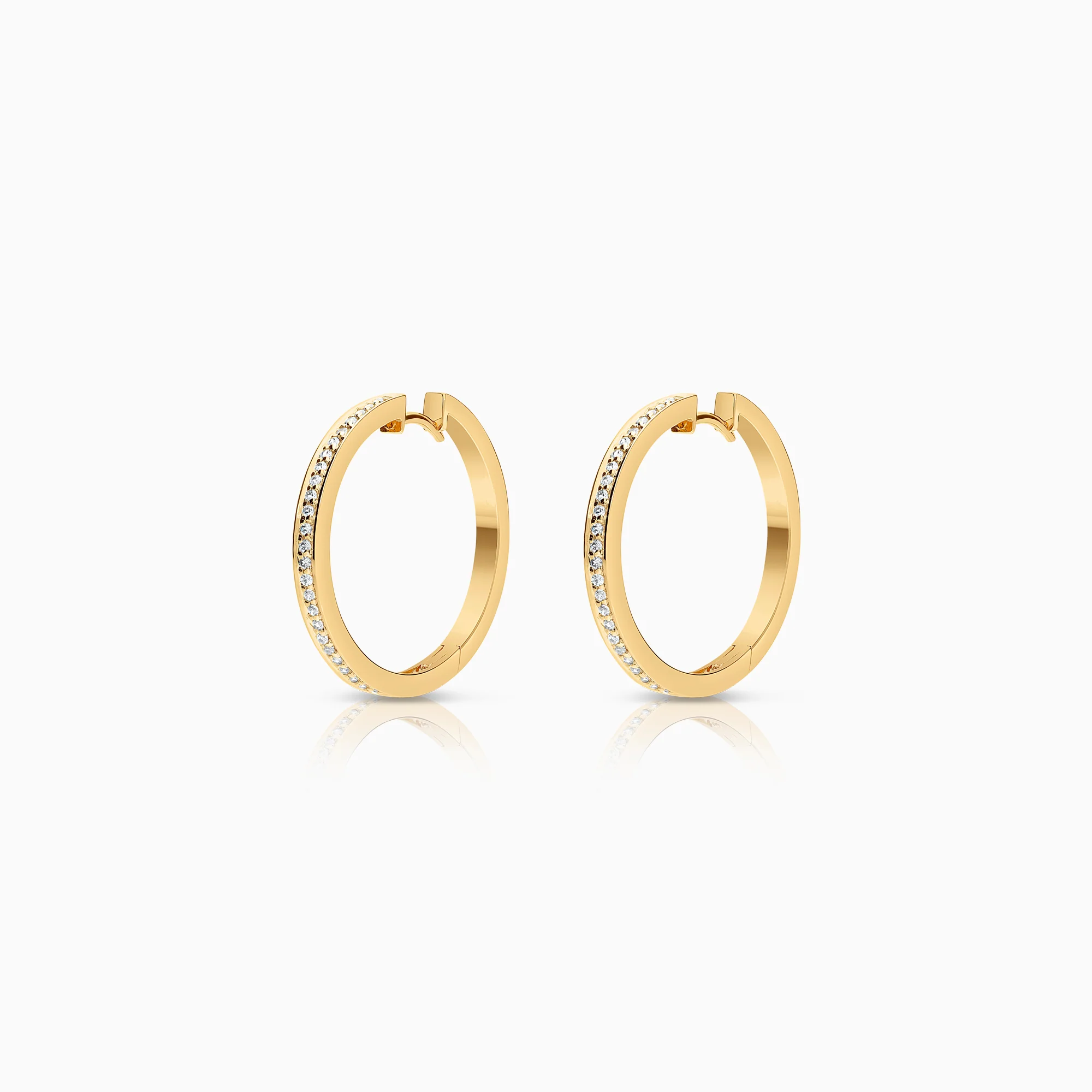Hoop earrings 9.29g 18K gold
