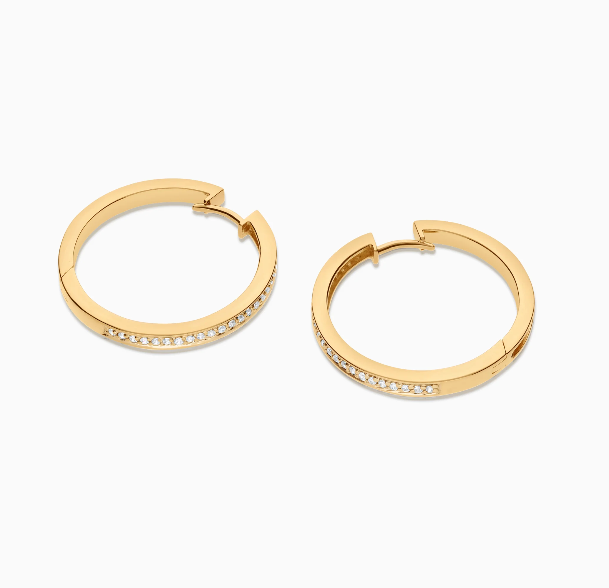 Hoop earrings 9.29g 18K gold - Image 2