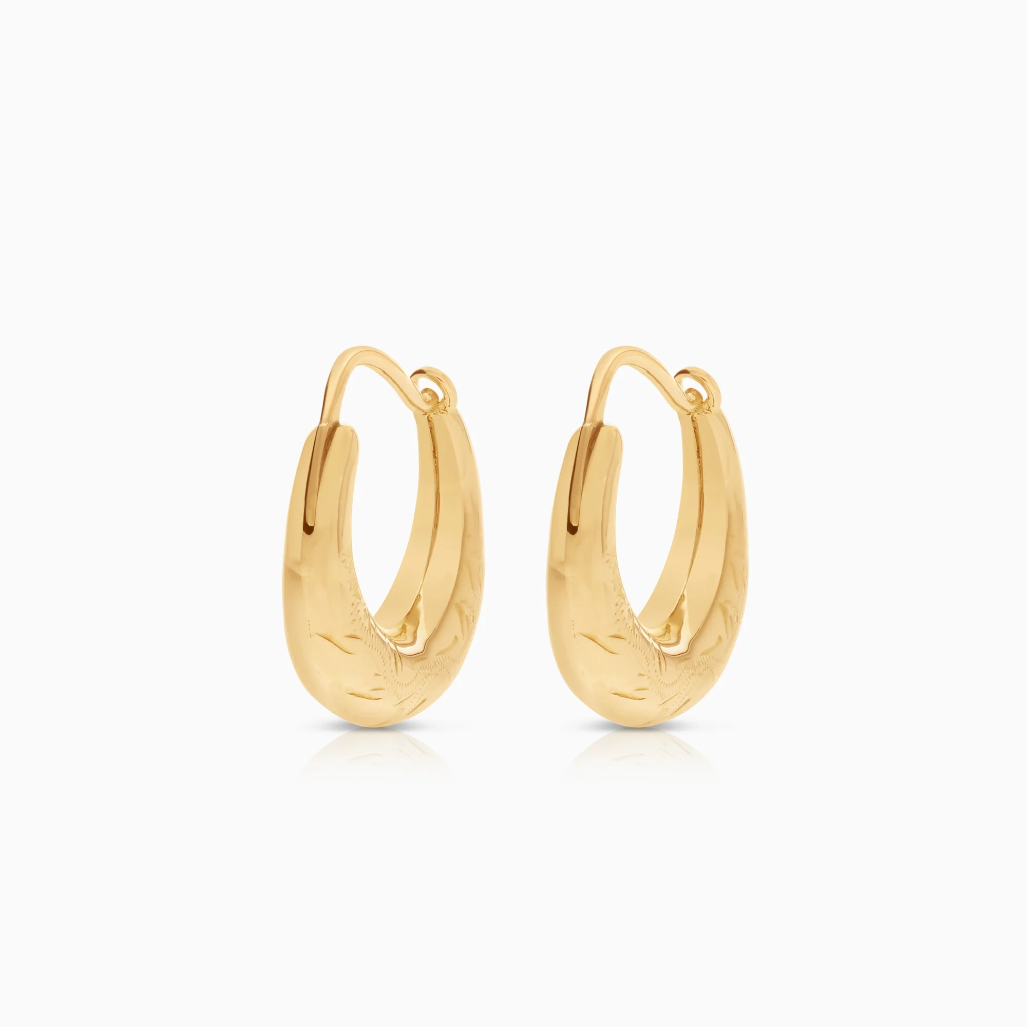 Hoop earrings 1.52g 18K gold