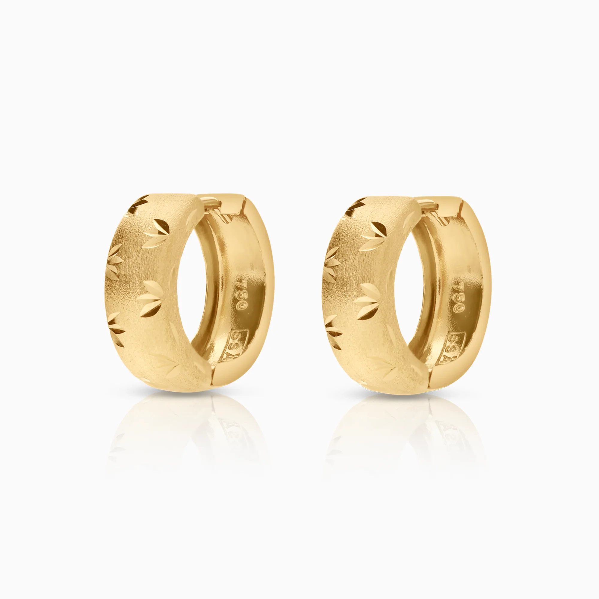 Hoop earrings 2.51g 18K gold
