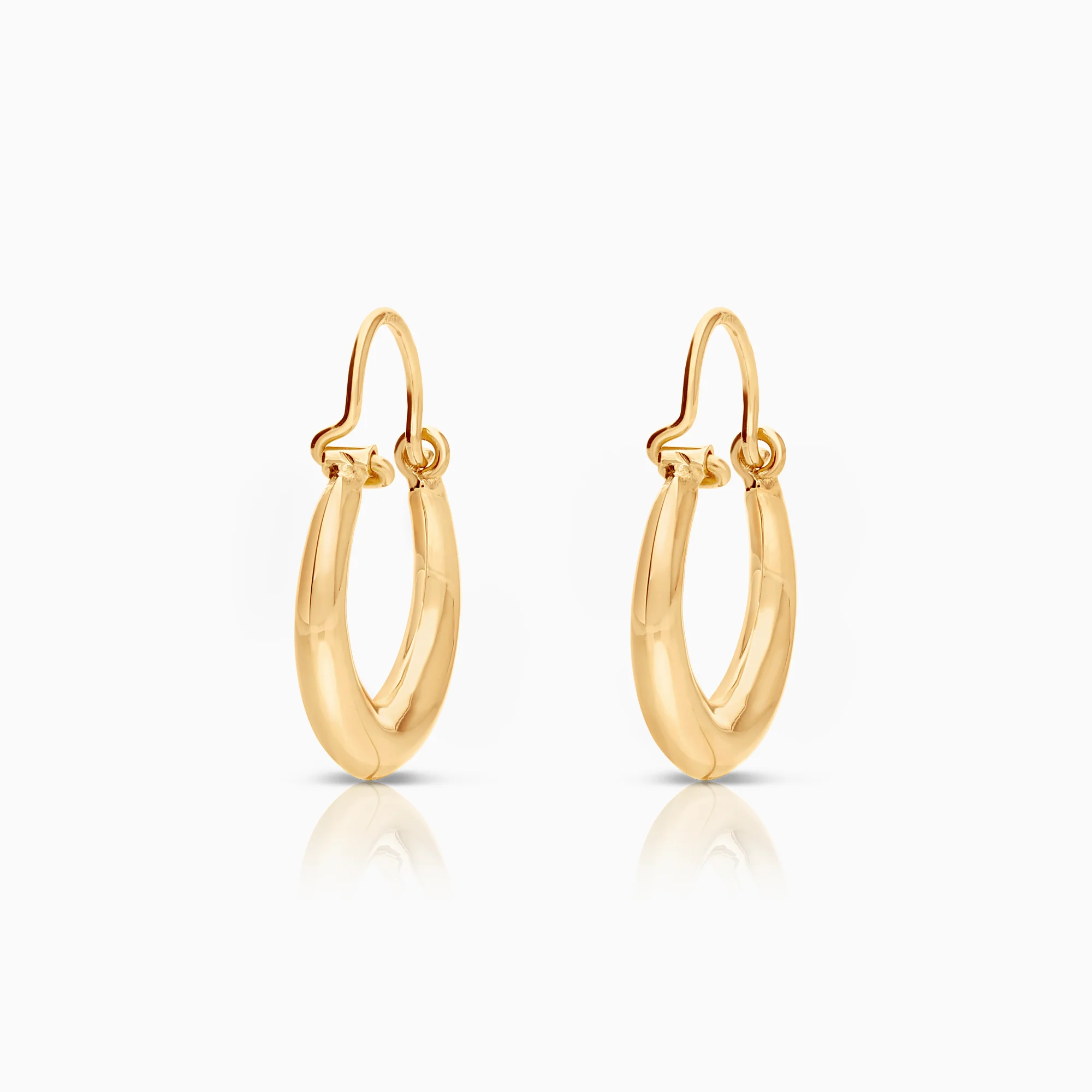 Hoop earrings 1.23g 18K gold