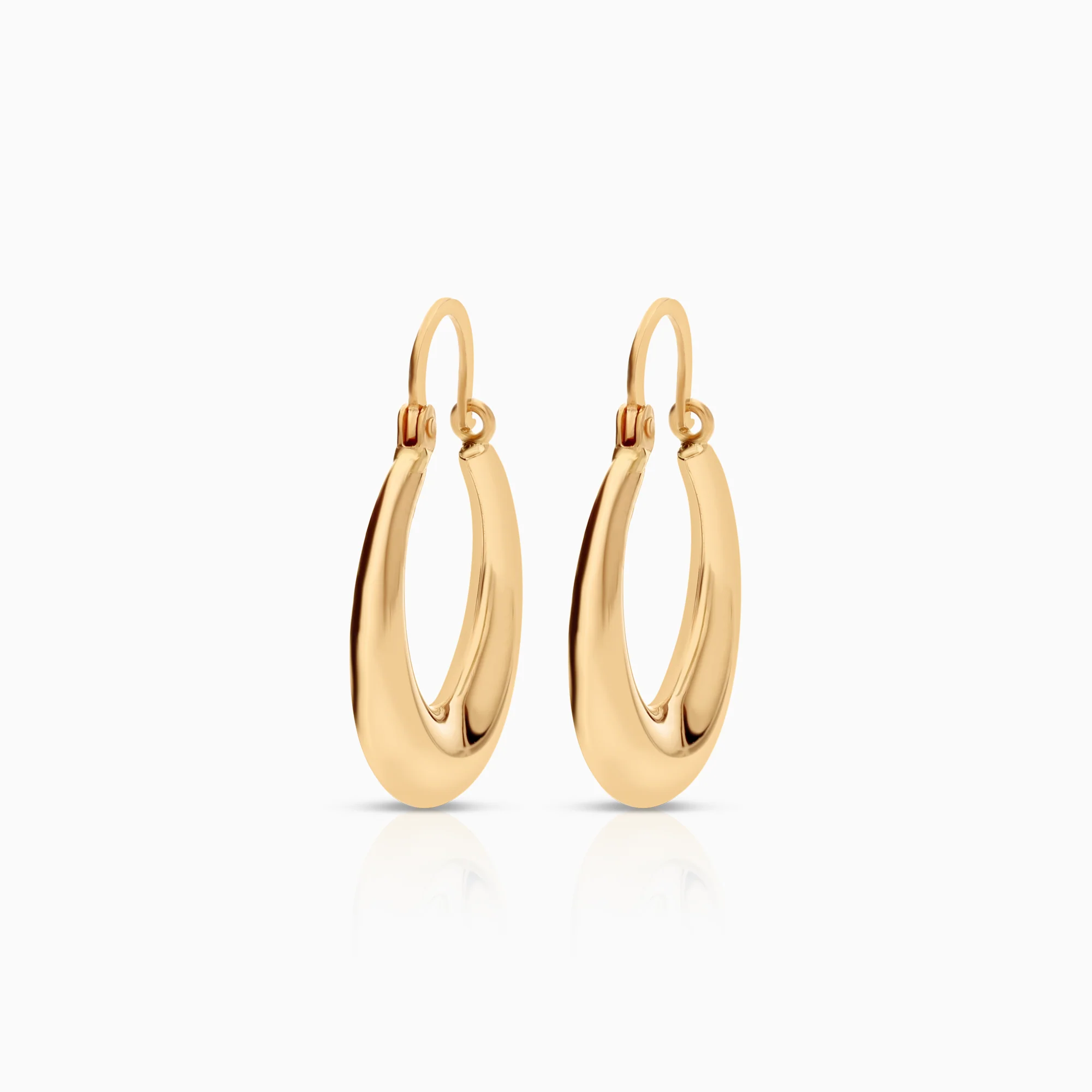 Hoop earrings 1.75g 18K gold