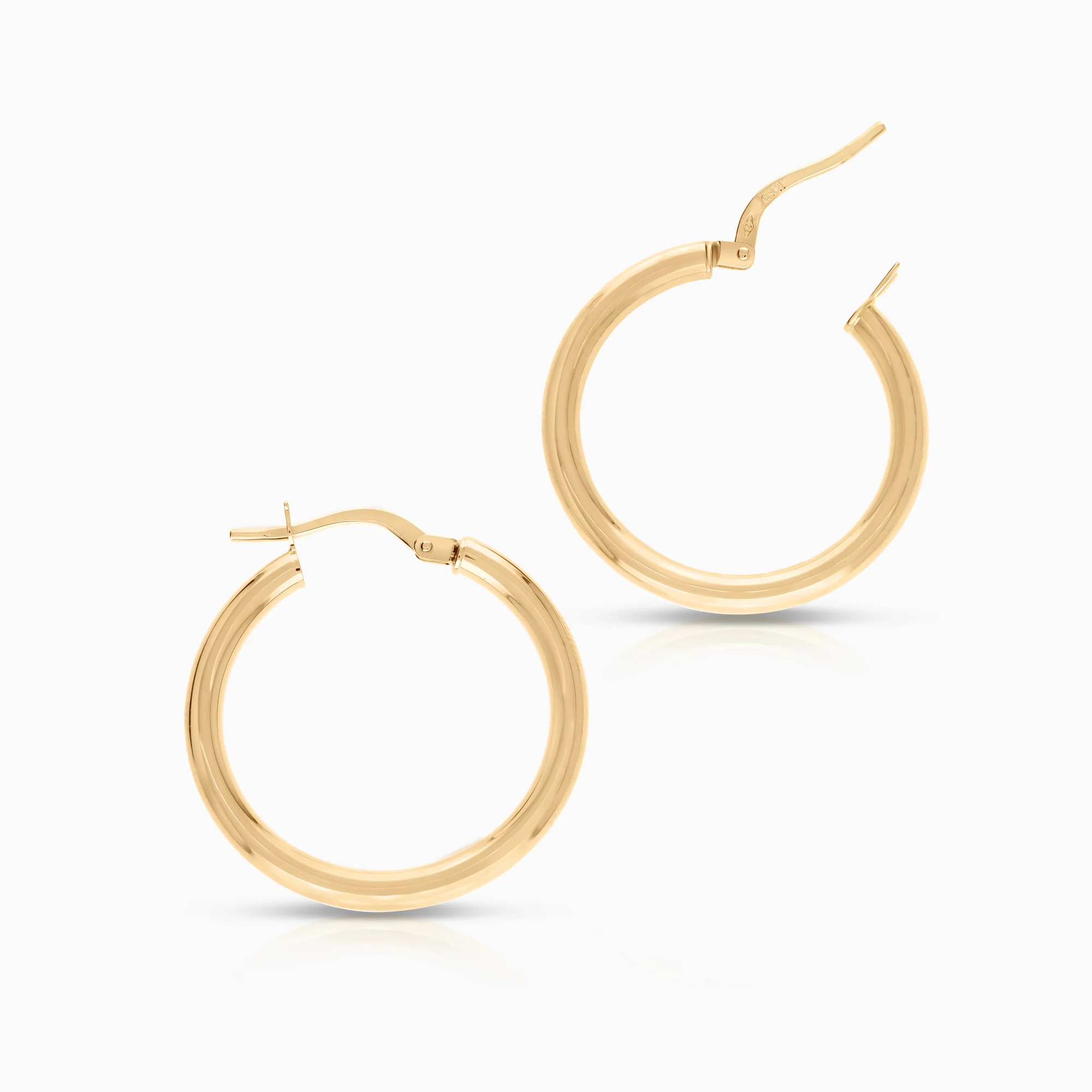 Hoop earrings 2.04g 18K gold - Image 2