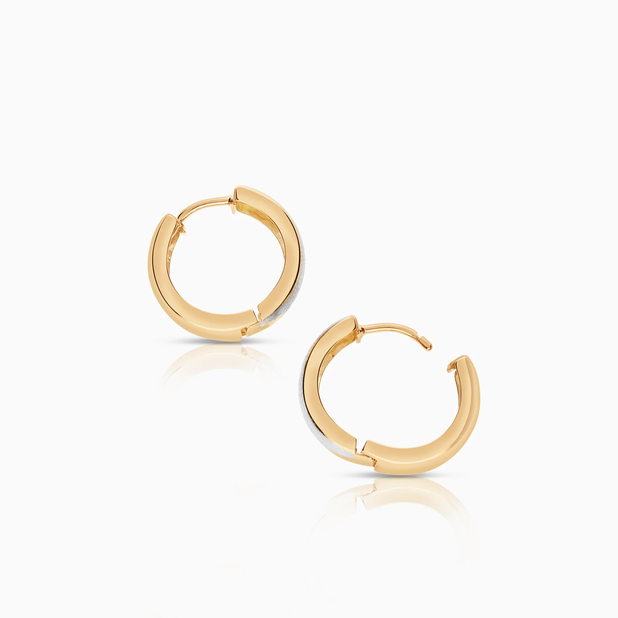 Hoop earrings 2.44g 18K gold - Image 2