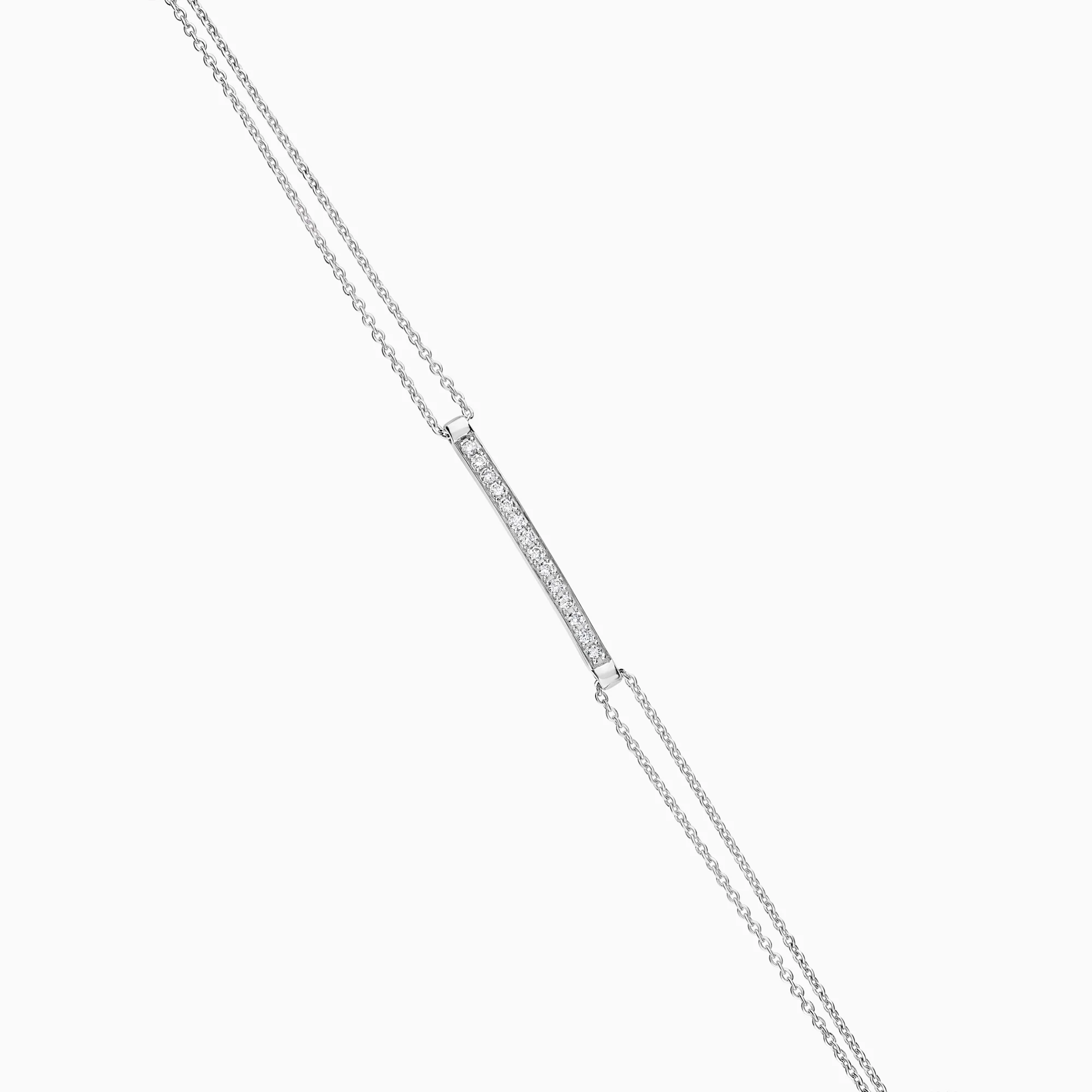 Diamond bracelet 0.14ct 18K white gold